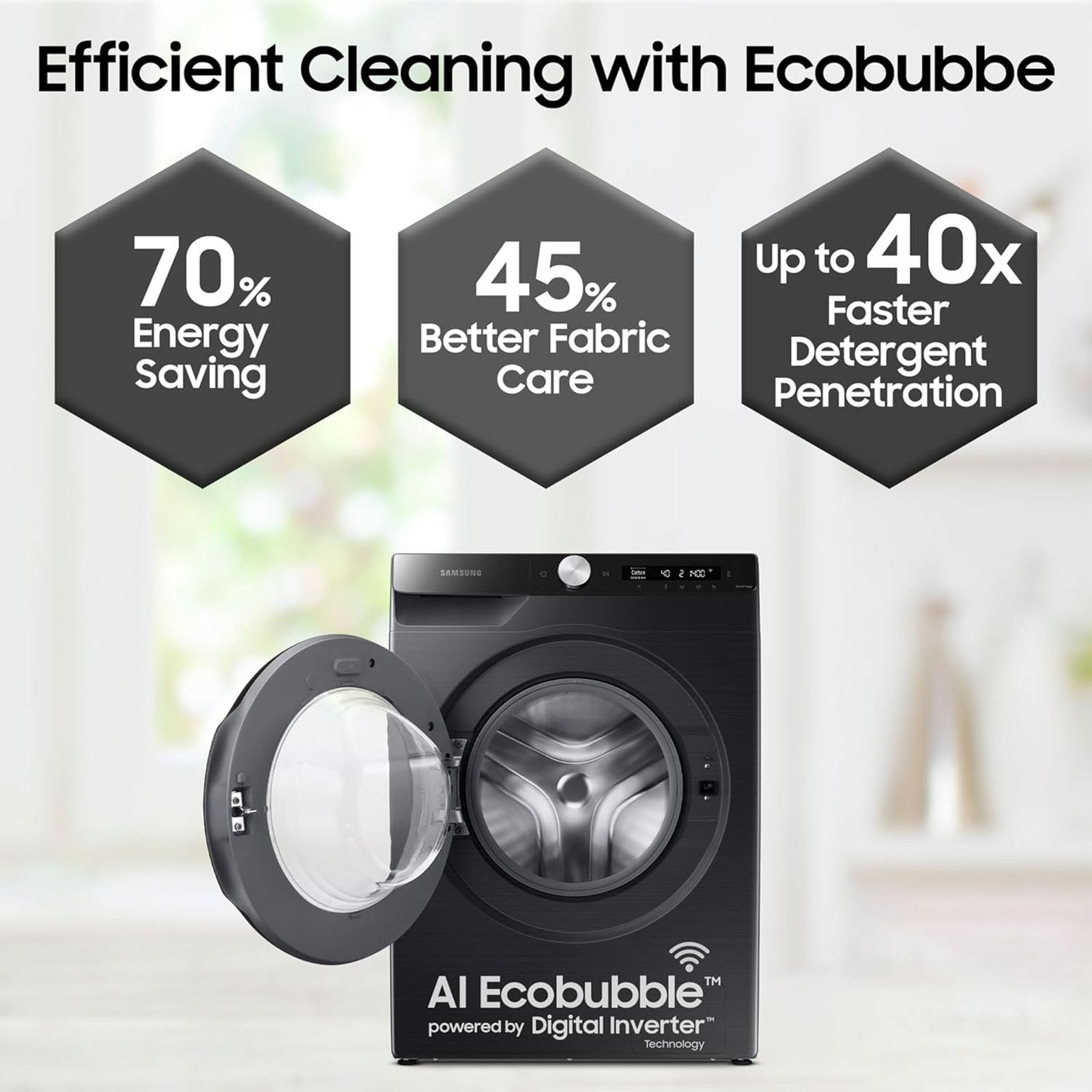 SAMSUNG 8 kg 5 Star Inverter Fully Automatic Front Load Washing Machine (WW80T504DAB1TL, AI Control Display, Black Caviar) SAMSUNG 8 kg 5 Star Inverter Fully Automatic Front Load Washing Machine (WW80T504DAB1TL, AI Control Display, Black Caviar)_16
