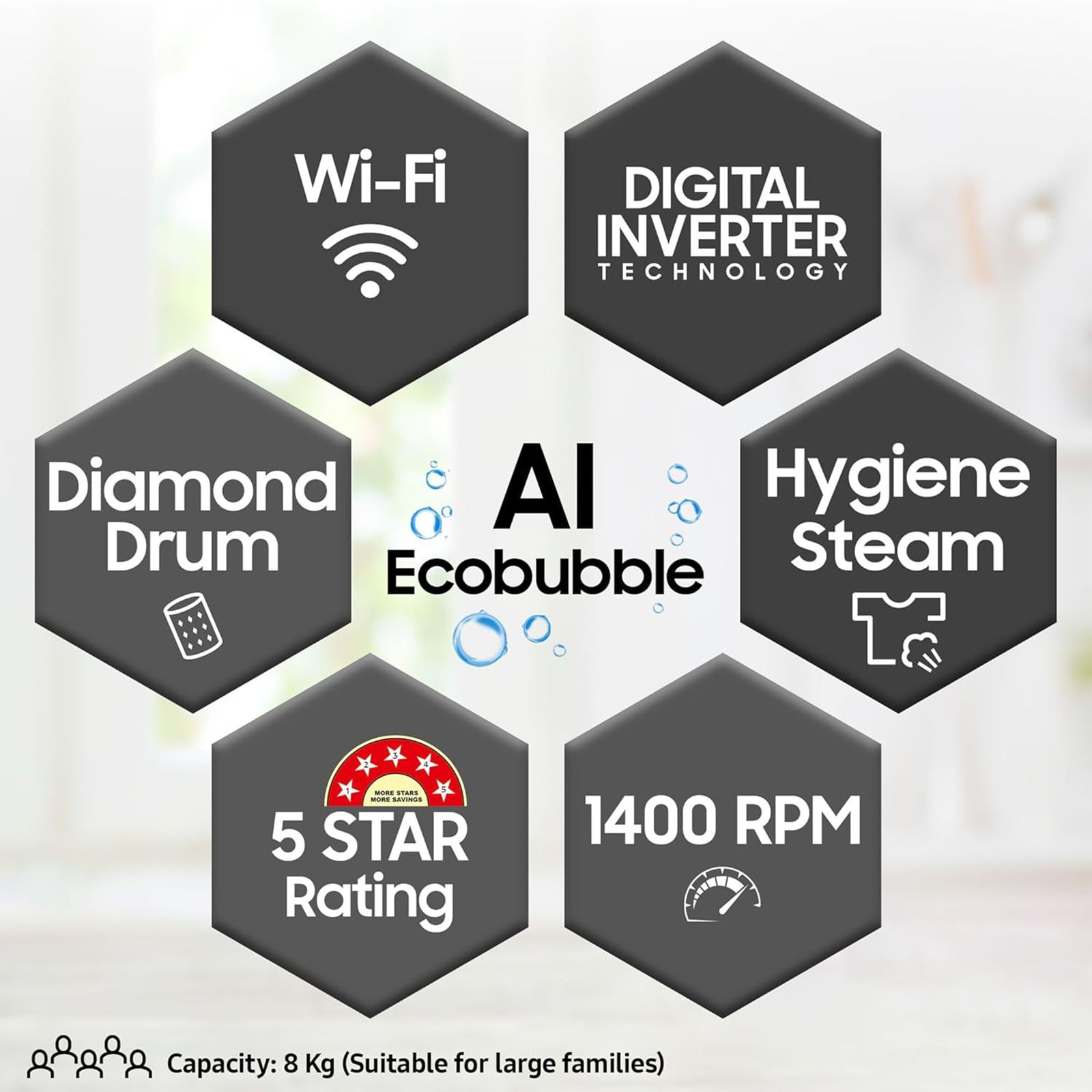 SAMSUNG 8 kg 5 Star Inverter Fully Automatic Front Load Washing Machine (WW80T504DAB1TL, AI Control Display, Black Caviar) SAMSUNG 8 kg 5 Star Inverter Fully Automatic Front Load Washing Machine (WW80T504DAB1TL, AI Control Display, Black Caviar)_18