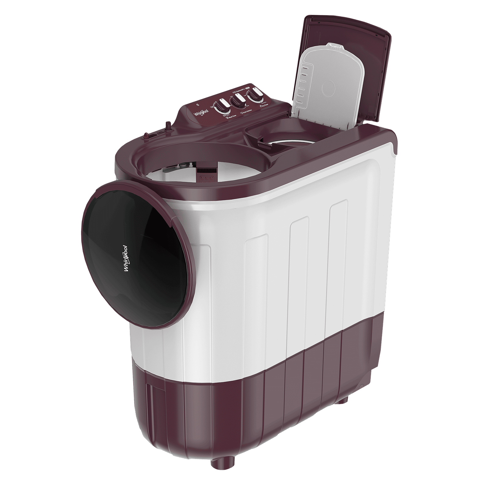 Whirlpool 7 kg 5 Star Semi Automatic Washing Machine with In-Built Collar Scrubber (Ace Supreme Pro, 30271, Wine) Whirlpool 7 kg 5 Star Semi Automatic Washing Machine with In-Built Collar Scrubber (Ace Supreme Pro, 30271, Wine)_7
