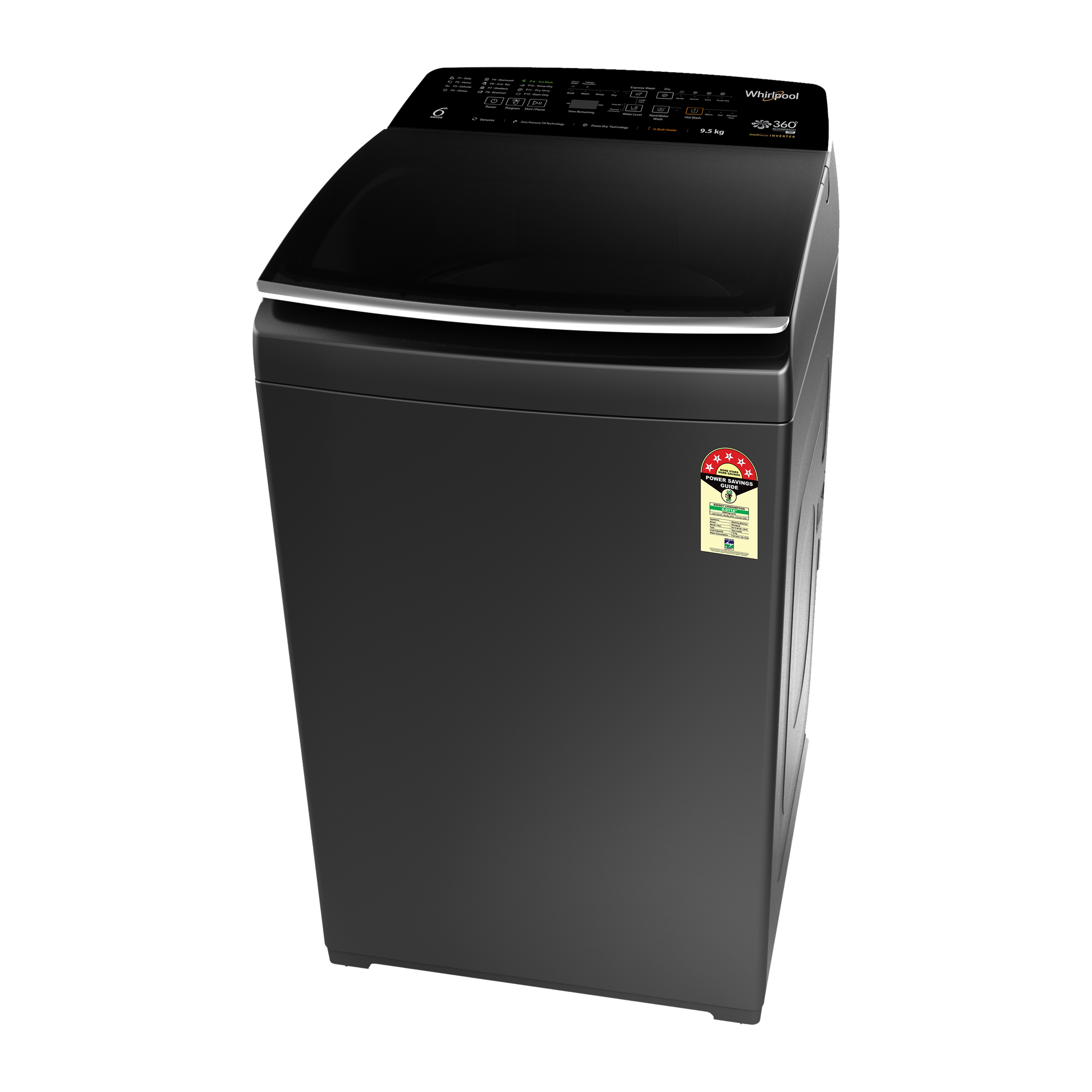 Whirlpool 9.5 kg 5 Star Inverter Fully Automatic Top Load Washing Machine (360 Degree Bloomwash Pro, 31407, Lint Filter, Graphite) Whirlpool 9.5 kg 5 Star Inverter Fully Automatic Top Load Washing Machine (360 Degree Bloomwash Pro, 31407, Lint Filter, Graphite)_6