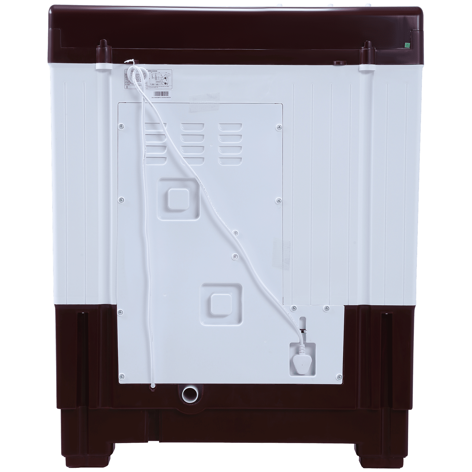 Croma 8.5 kg 5 Star Semi Automatic Washing Machine with Active Soak Function ( Burgundy)_7