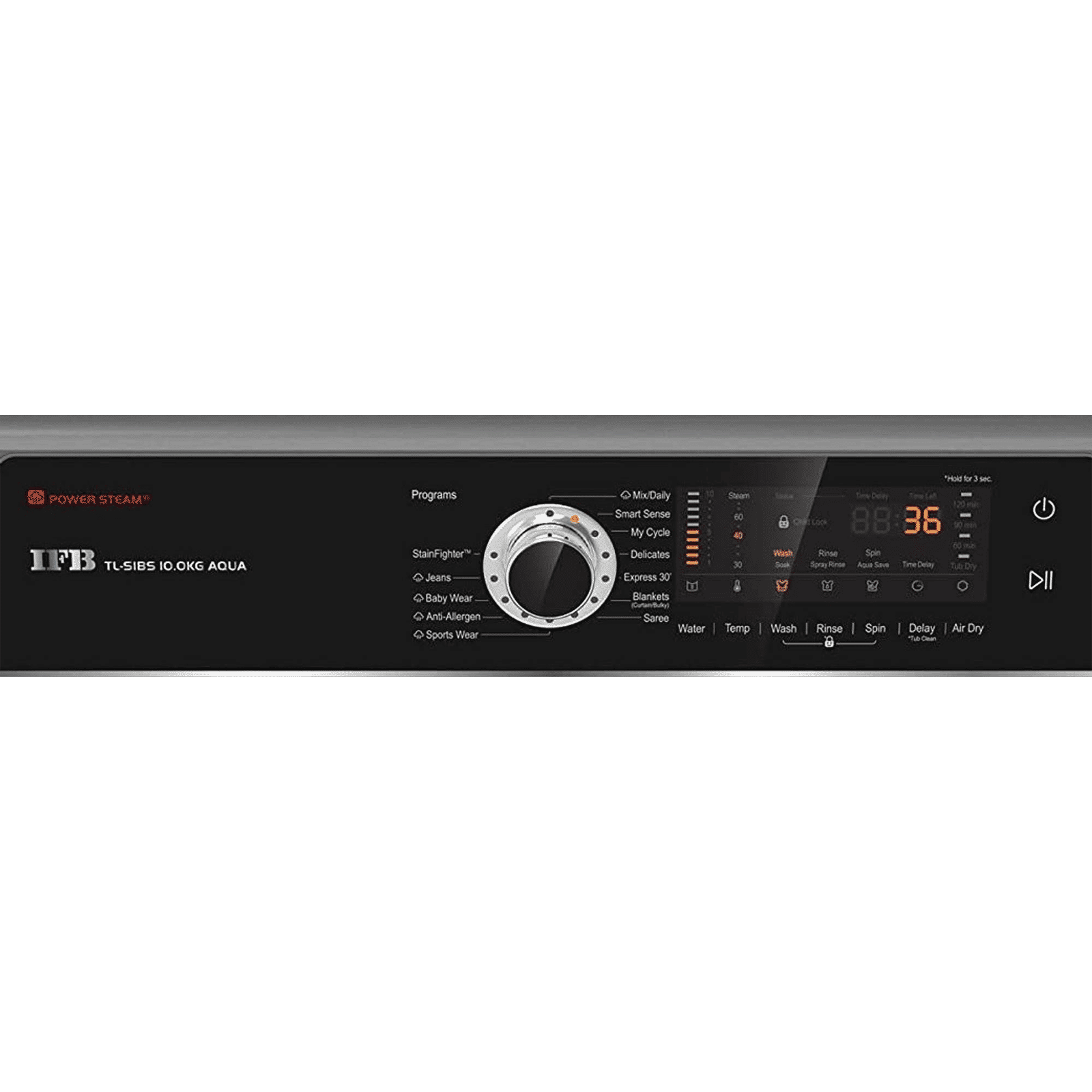 IFB 10 kg 5 Star Fully Automatic Top Load Washing Machine (Aqua, TL-SIBS, Steam Wash Technology, Inox) IFB 10 kg 5 Star Fully Automatic Top Load Washing Machine (Aqua, TL-SIBS, Steam Wash Technology, Inox)_5