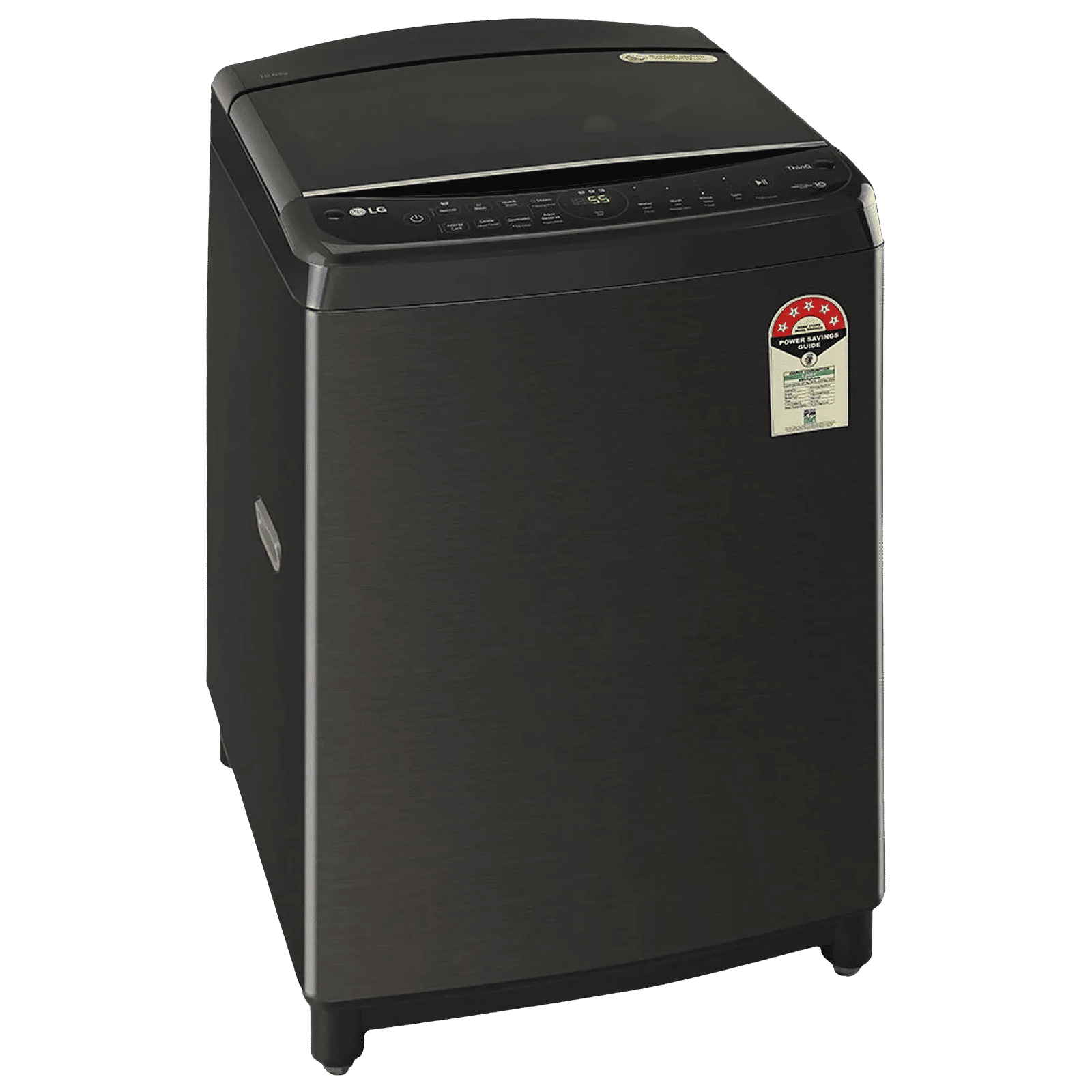 LG 10 kg 5 Star Inverter Fully Automatic Top Load Washing Machine (THD10SWP.APBQEIL, In-Built Heater, Platinum Black) LG 10 kg 5 Star Inverter Fully Automatic Top Load Washing Machine (THD10SWP.APBQEIL, In-Built Heater, Platinum Black)_4