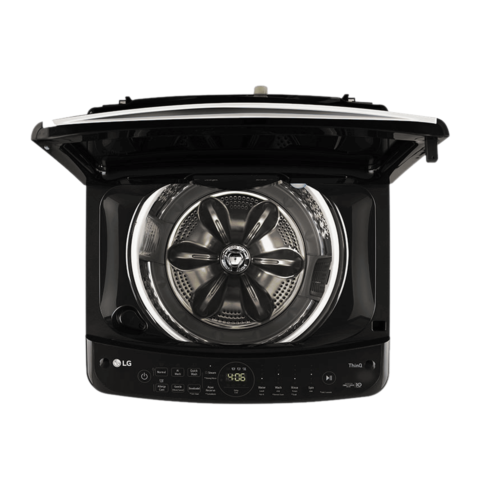LG 10 kg 5 Star Inverter Fully Automatic Top Load Washing Machine (THD10SWP.APBQEIL, In-Built Heater, Platinum Black) LG 10 kg 5 Star Inverter Fully Automatic Top Load Washing Machine (THD10SWP.APBQEIL, In-Built Heater, Platinum Black)_7