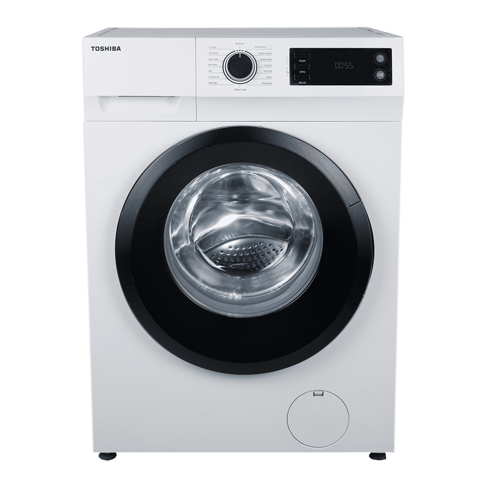 TOSHIBA 8 kg 5 Star Inverter Fully Automatic Front Load Washing Machine (TW-BJ90S2-IND(WK), Anti Bacterial Gasket, White) TOSHIBA 8 kg 5 Star Inverter Fully Automatic Front Load Washing Machine (TW-BJ90S2-IND(WK), Anti Bacterial Gasket, White)_1