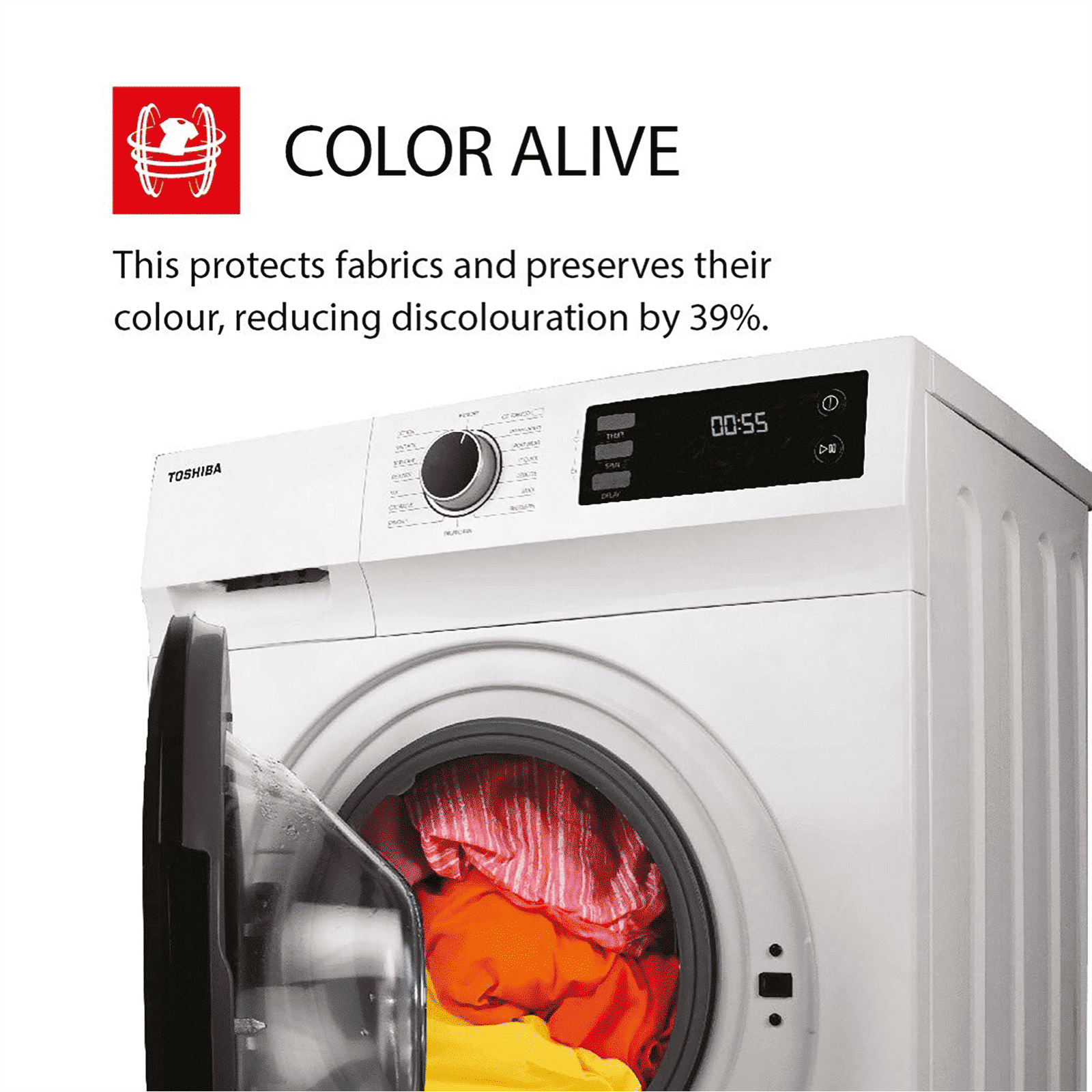 TOSHIBA 8 kg 5 Star Inverter Fully Automatic Front Load Washing Machine (TW-BJ90S2-IND(WK), Anti Bacterial Gasket, White) TOSHIBA 8 kg 5 Star Inverter Fully Automatic Front Load Washing Machine (TW-BJ90S2-IND(WK), Anti Bacterial Gasket, White)_16
