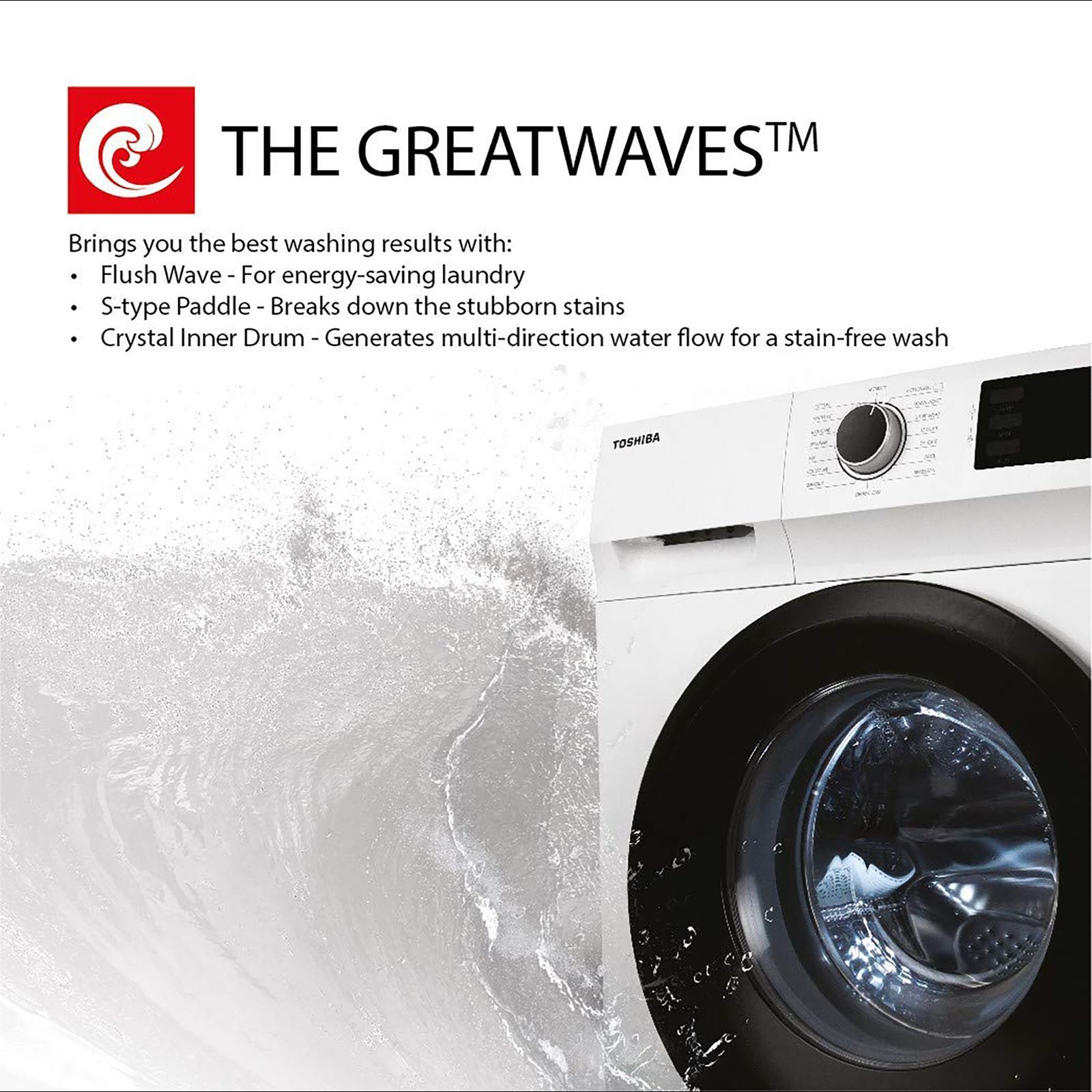 TOSHIBA 8 kg 5 Star Inverter Fully Automatic Front Load Washing Machine (TW-BJ90S2-IND(WK), Anti Bacterial Gasket, White) TOSHIBA 8 kg 5 Star Inverter Fully Automatic Front Load Washing Machine (TW-BJ90S2-IND(WK), Anti Bacterial Gasket, White)_20