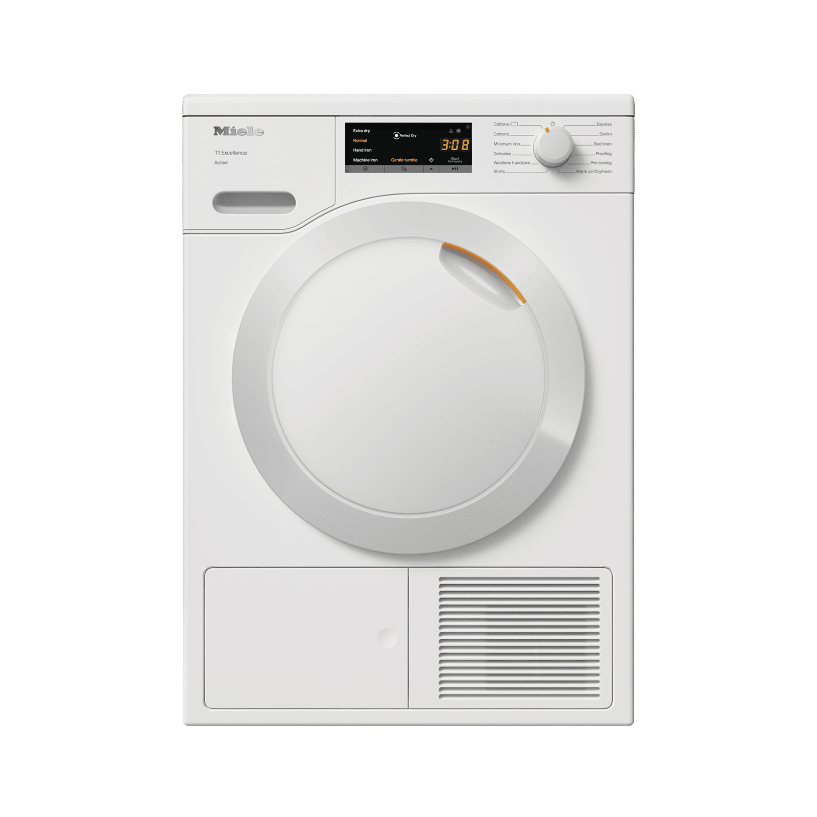 Miele T1 Excellence Active 7 kg Fully Automatic Front Load Dryer (Honeycomb Drum, TEA225WP, Lotus White) Miele T1 Excellence Active 7 kg Fully Automatic Front Load Dryer (Honeycomb Drum, TEA225WP, Lotus White)_1