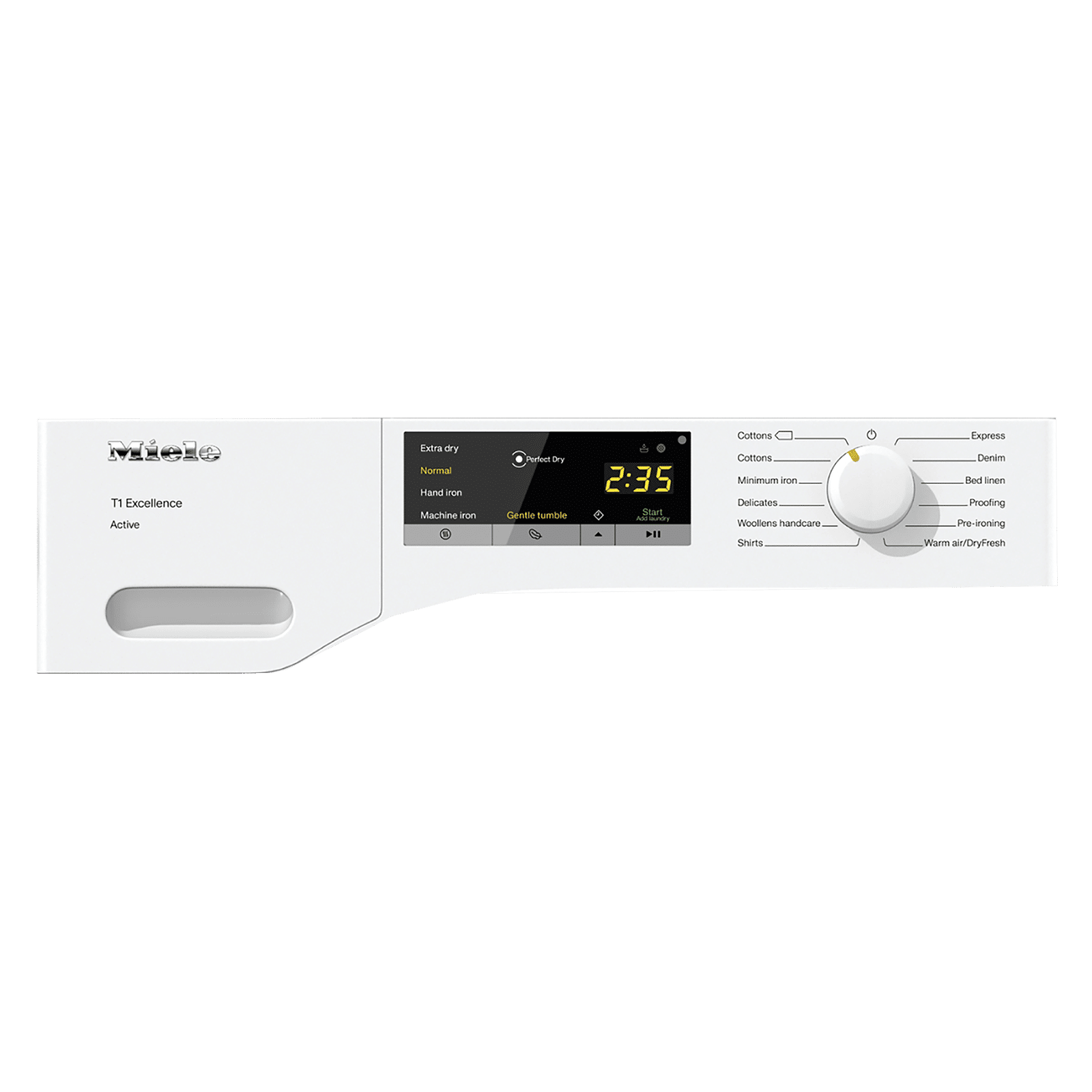 Miele T1 Excellence Active 7 kg Fully Automatic Front Load Dryer (Honeycomb Drum, TEA225WP, Lotus White) Miele T1 Excellence Active 7 kg Fully Automatic Front Load Dryer (Honeycomb Drum, TEA225WP, Lotus White)_3