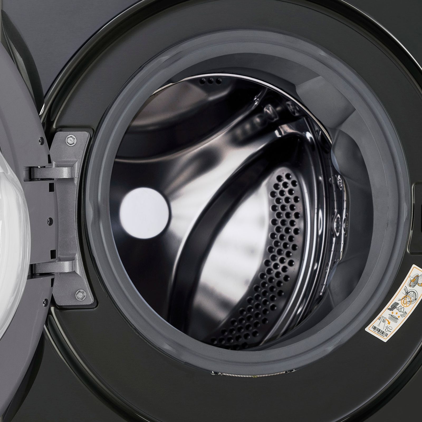 LG 8 kg 5 Star Inverter Fully Automatic Front Load Washing Machine (FHP1208Z9B.ABLQEIL, In-built Heater, Black Steel)_4