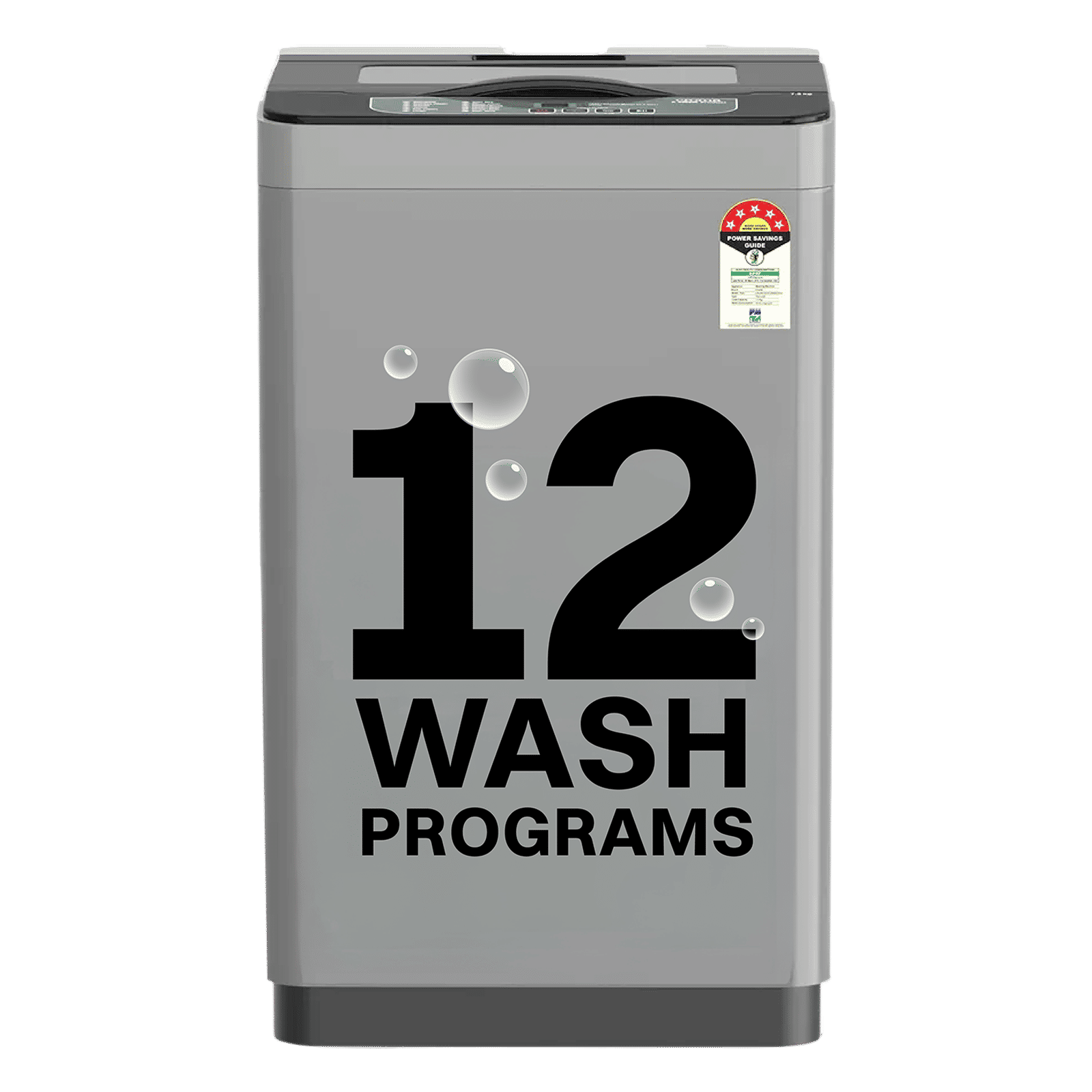 Croma 7.5 Kg 5 Star Fully Automatic Top Load Washing Machine ( Anti-Bacterial Shield, Dark Grey)_1