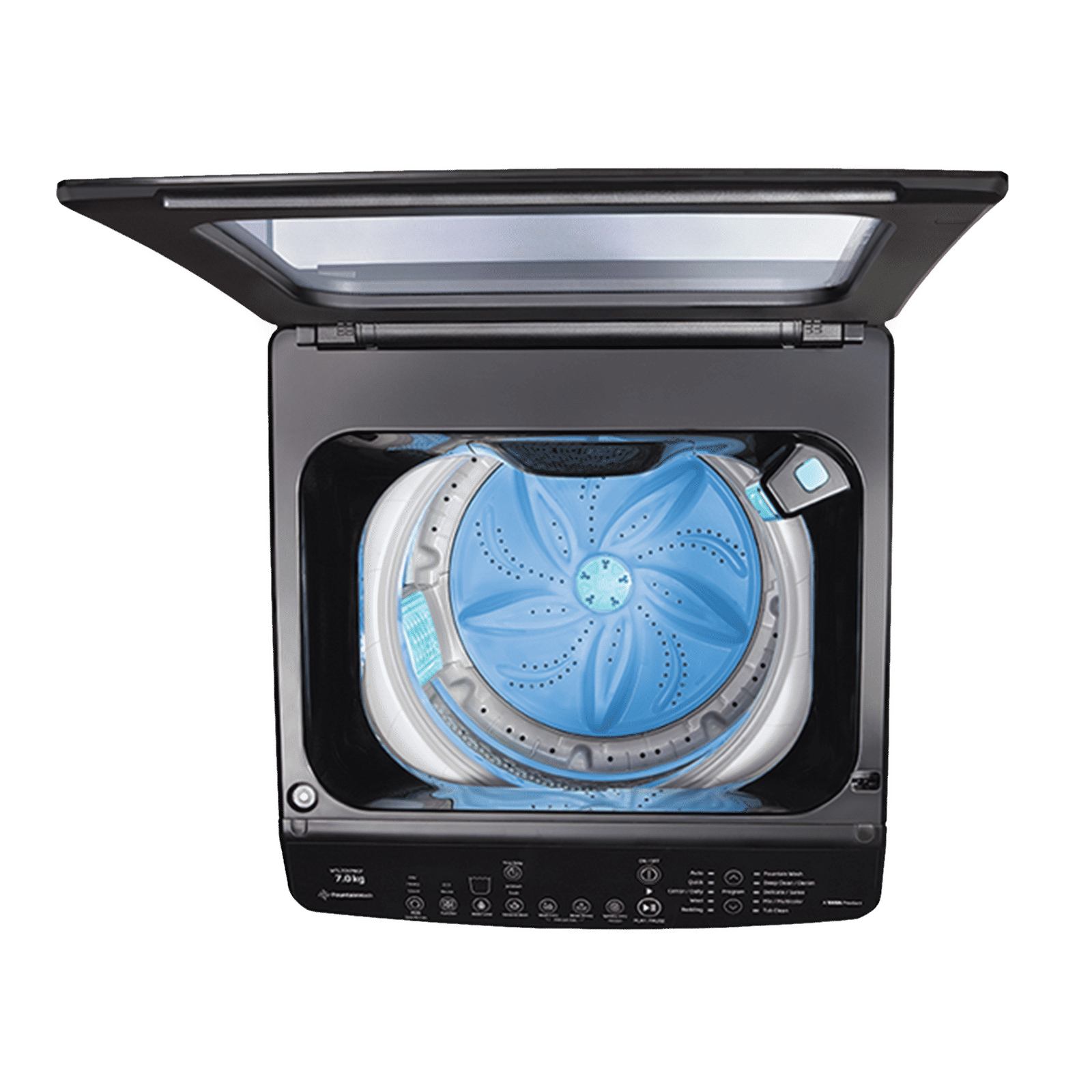 Voltas Beko 6.5 kg 5 Star Inverter Fully Automatic Top Load Washing Machine (WTL65VPBGX, Fountain Wash, Black) Voltas Beko 6.5 kg 5 Star Inverter Fully Automatic Top Load Washing Machine (WTL65VPBGX, Fountain Wash, Black)_7