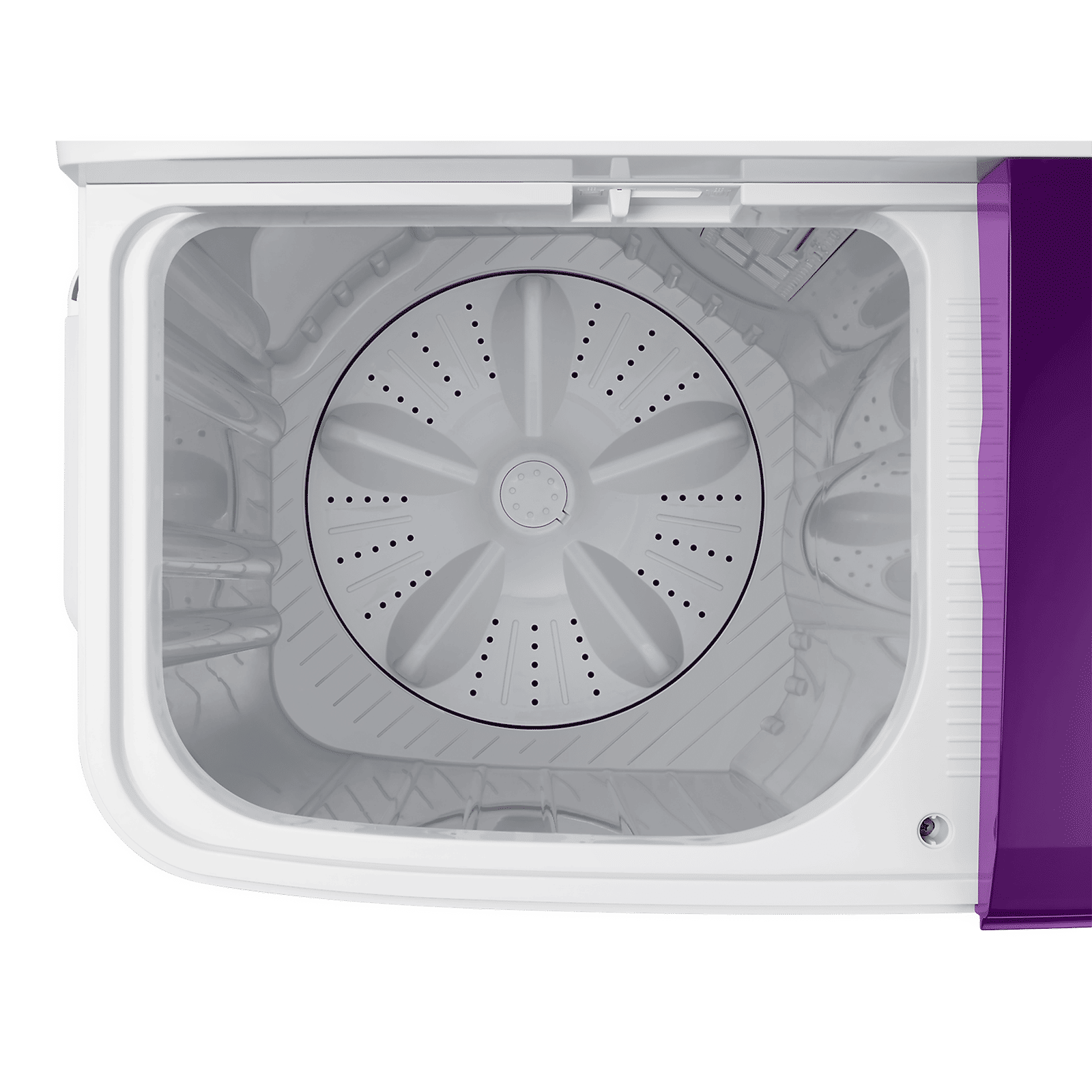 SAMSUNG 6 kg 5 Star Semi Automatic Washing Machine with Air Turbo Drying (WT60R2000LL/TL, Light Grey & Violet)_8