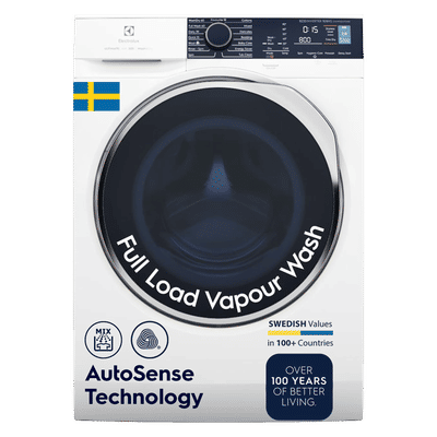 Electrolux 9 Kg/6 Kg Fully Automatic Front Load Washer Dryer Combo (UltimateCare 500, EWW9024P5WB, SensiCare System, White)