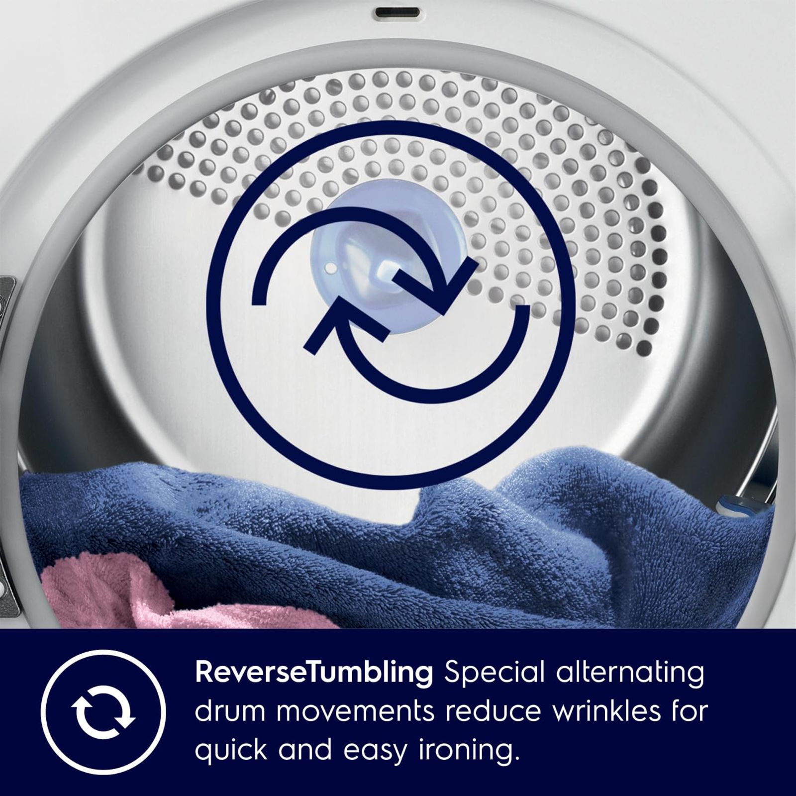 Electrolux 8.5 Kg Fully Automatic Front Load Dryer (UltimateCare 300, EDV854J3WB, ReverseTumbling, White)_10