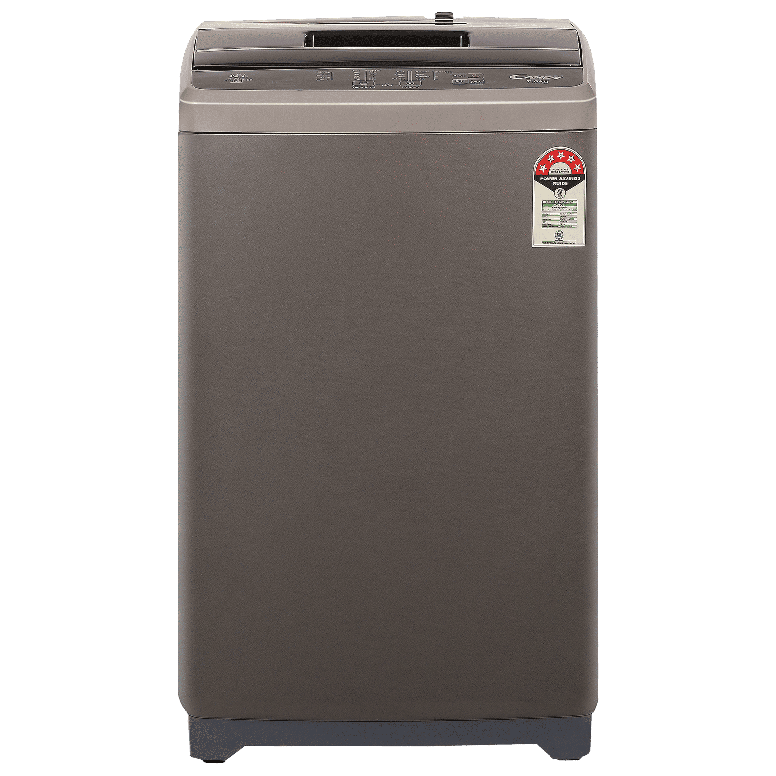 CANDY 7 kg 5 Star Fully Automatic Top Load Washing Machine (CTL701269S, Stainless Steel Drum, Dark Grey) CANDY 7 kg 5 Star Fully Automatic Top Load Washing Machine (CTL701269S, Stainless Steel Drum, Dark Grey)_1
