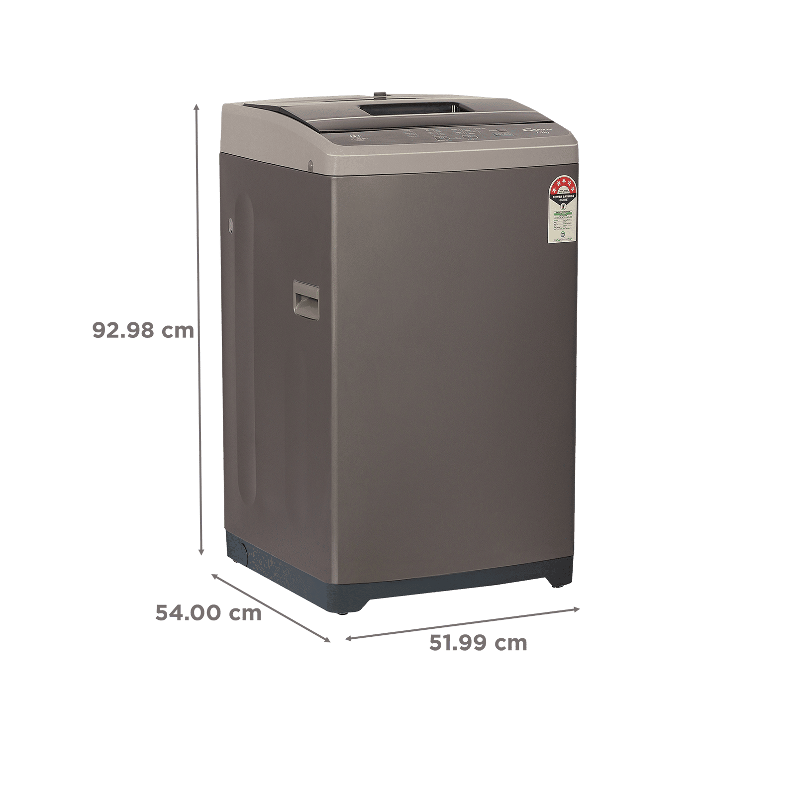 CANDY 7 kg 5 Star Fully Automatic Top Load Washing Machine (CTL701269S, Stainless Steel Drum, Dark Grey) CANDY 7 kg 5 Star Fully Automatic Top Load Washing Machine (CTL701269S, Stainless Steel Drum, Dark Grey)_3