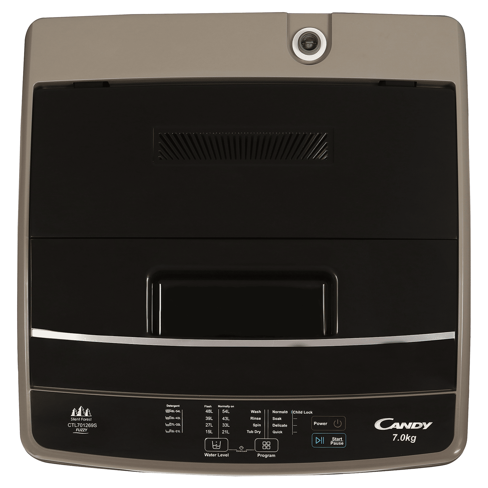 CANDY 7 kg 5 Star Fully Automatic Top Load Washing Machine (CTL701269S, Stainless Steel Drum, Dark Grey) CANDY 7 kg 5 Star Fully Automatic Top Load Washing Machine (CTL701269S, Stainless Steel Drum, Dark Grey)_4