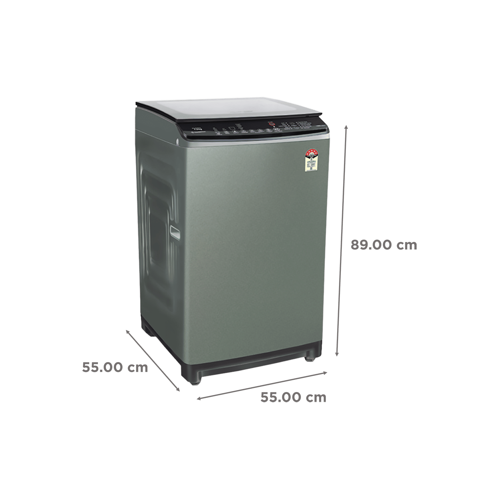 VOLTAS beko 7 Kg 5 Star Fully Automatic Top Load Washing Machine (WTL70UPSCXX, Dust Resistant, Grey) VOLTAS beko 7 Kg 5 Star Fully Automatic Top Load Washing Machine (WTL70UPSCXX, Dust Resistant, Grey)_3