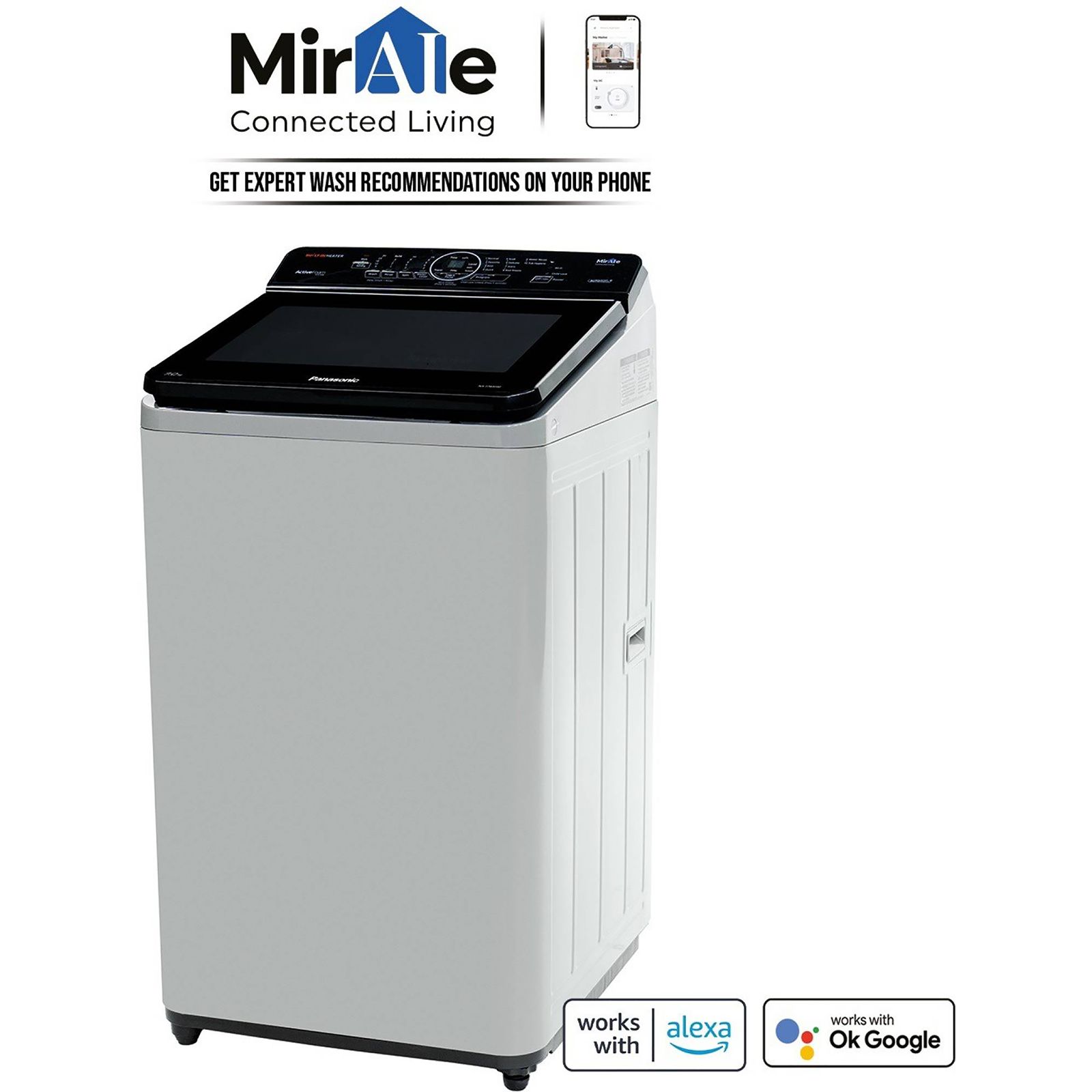Panasonic 7 kg 5 Star Fully Automatic Top Load Washing Machine (NA-F70AH10MB, In-built Heater, Middle Free Silver) Panasonic 7 kg 5 Star Fully Automatic Top Load Washing Machine (NA-F70AH10MB, In-built Heater, Middle Free Silver)_15