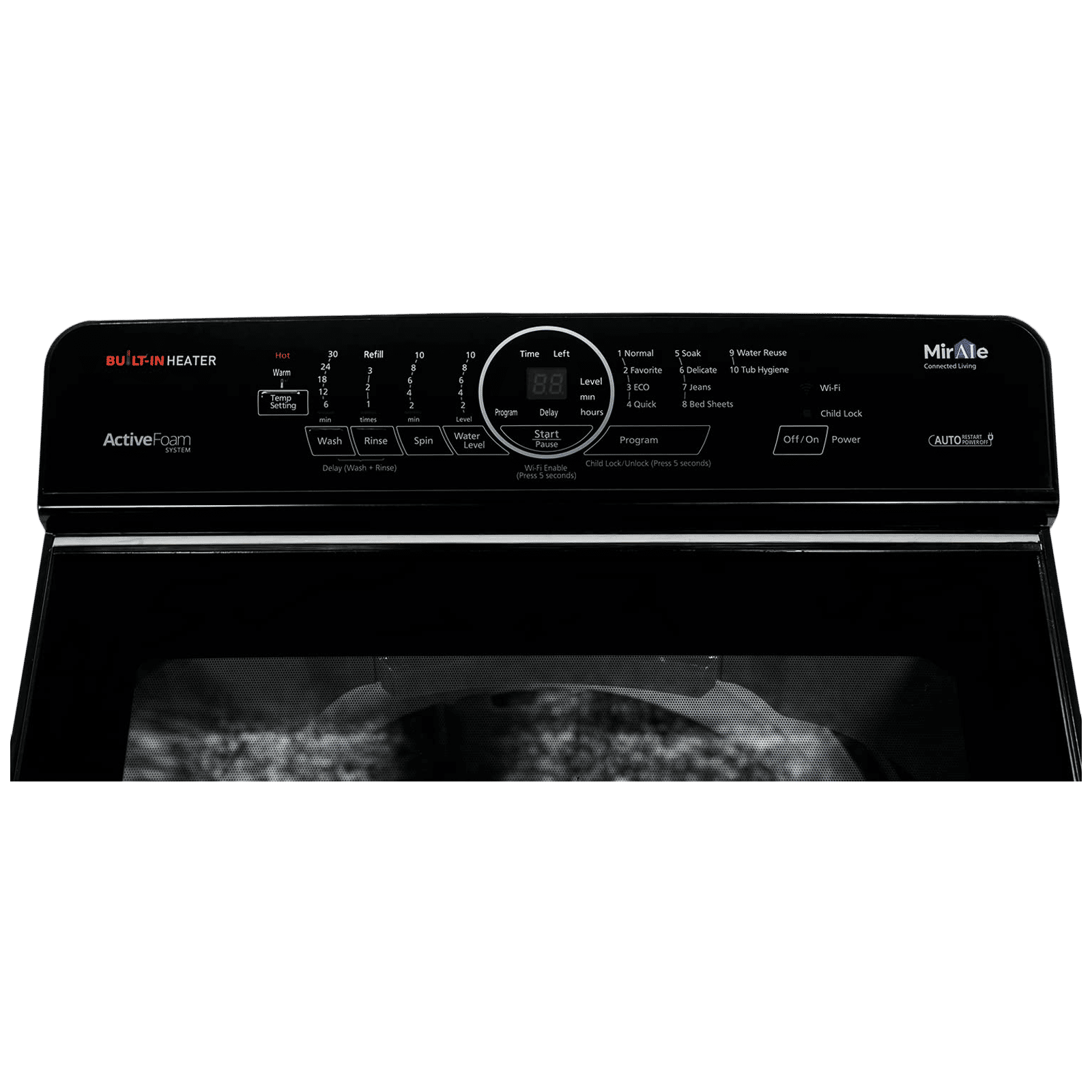 Panasonic 7 kg 5 Star Fully Automatic Top Load Washing Machine (NA-F70AH10MB, In-built Heater, Middle Free Silver) Panasonic 7 kg 5 Star Fully Automatic Top Load Washing Machine (NA-F70AH10MB, In-built Heater, Middle Free Silver)_4