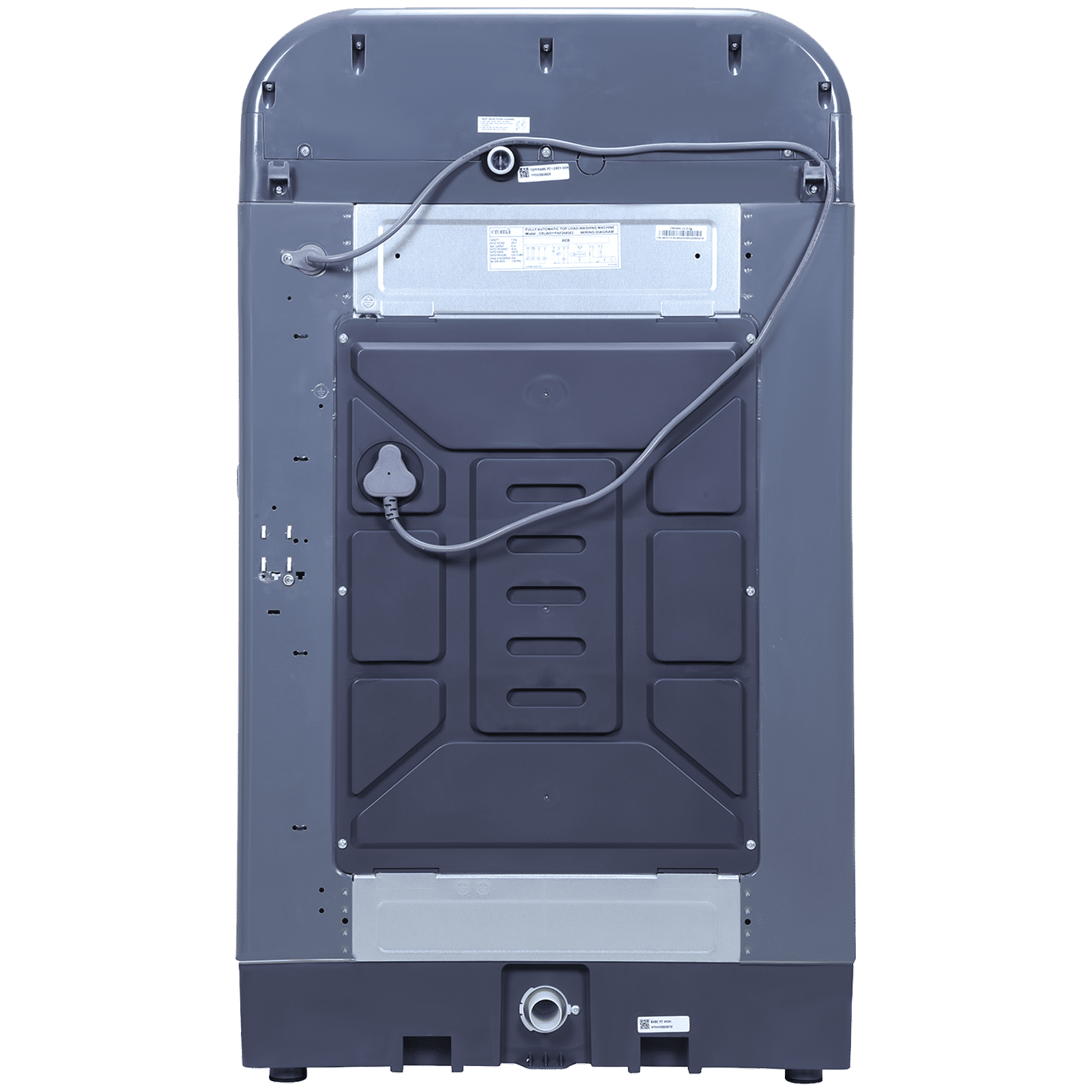 Croma 11 kg 5 Star Inverter Fully Automatic Top Load Washing Machine ( In-built Heater, Mid Black)_5