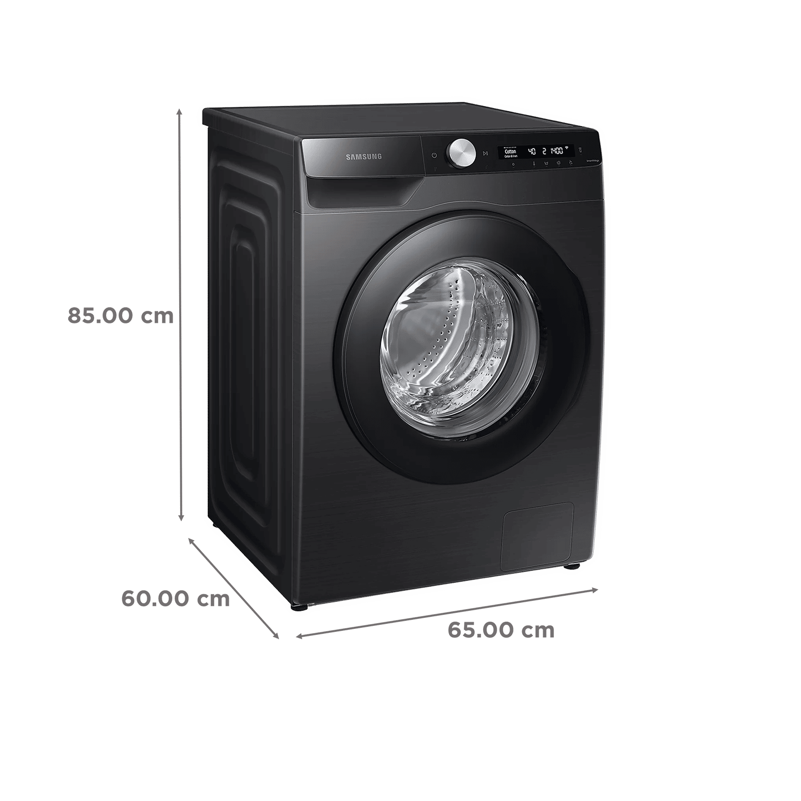 SAMSUNG 12 kg 5 Star Inverter Fully Automatic Front Load Washing Machine (WW12T504DAB/TL, Built-In Heater, Black Caviar)_3