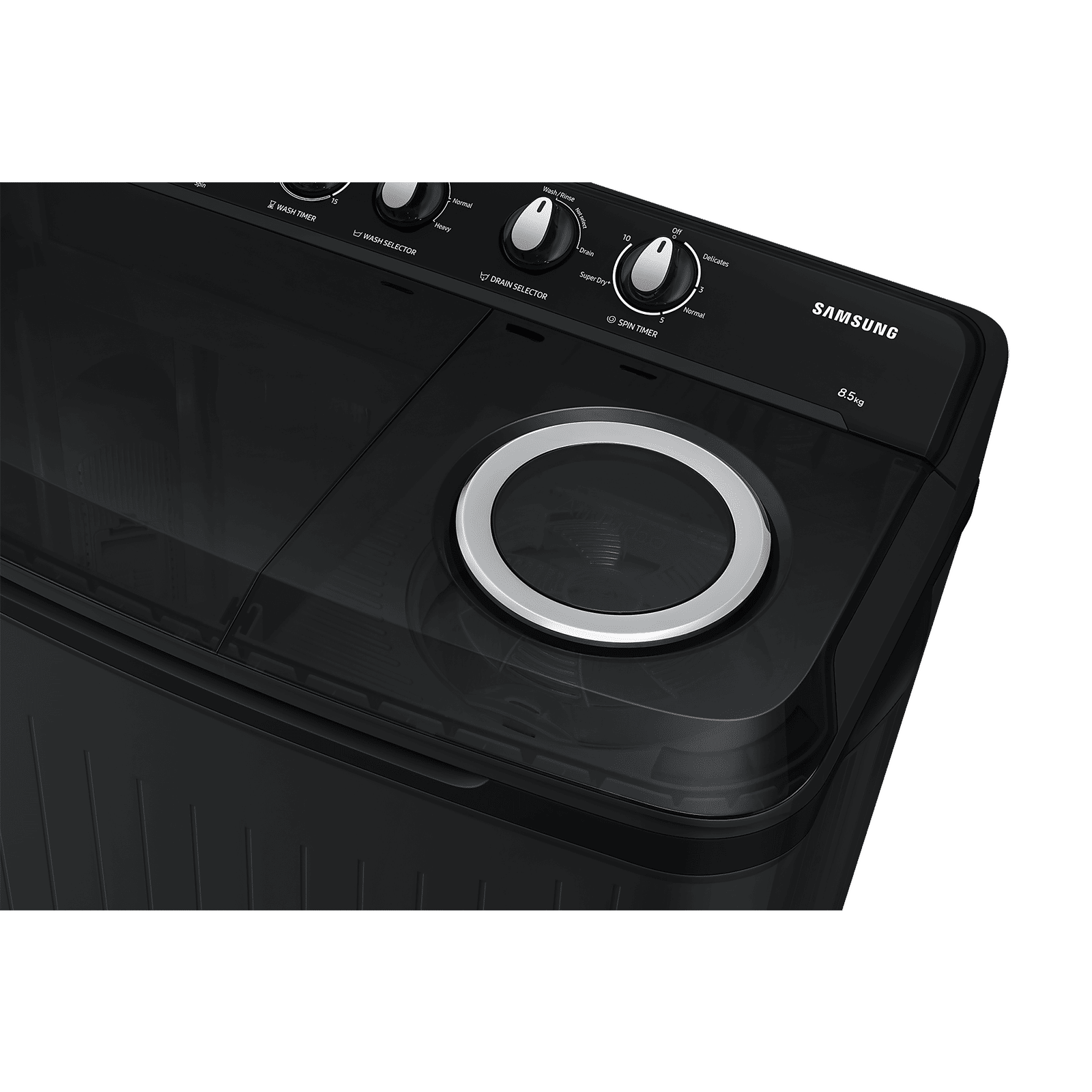 SAMSUNG 8.5 kg 5 Star Semi Automatic Washing Machine with Air Turbo Drying System (WT85B4200GD/TL, Dark Grey)_12