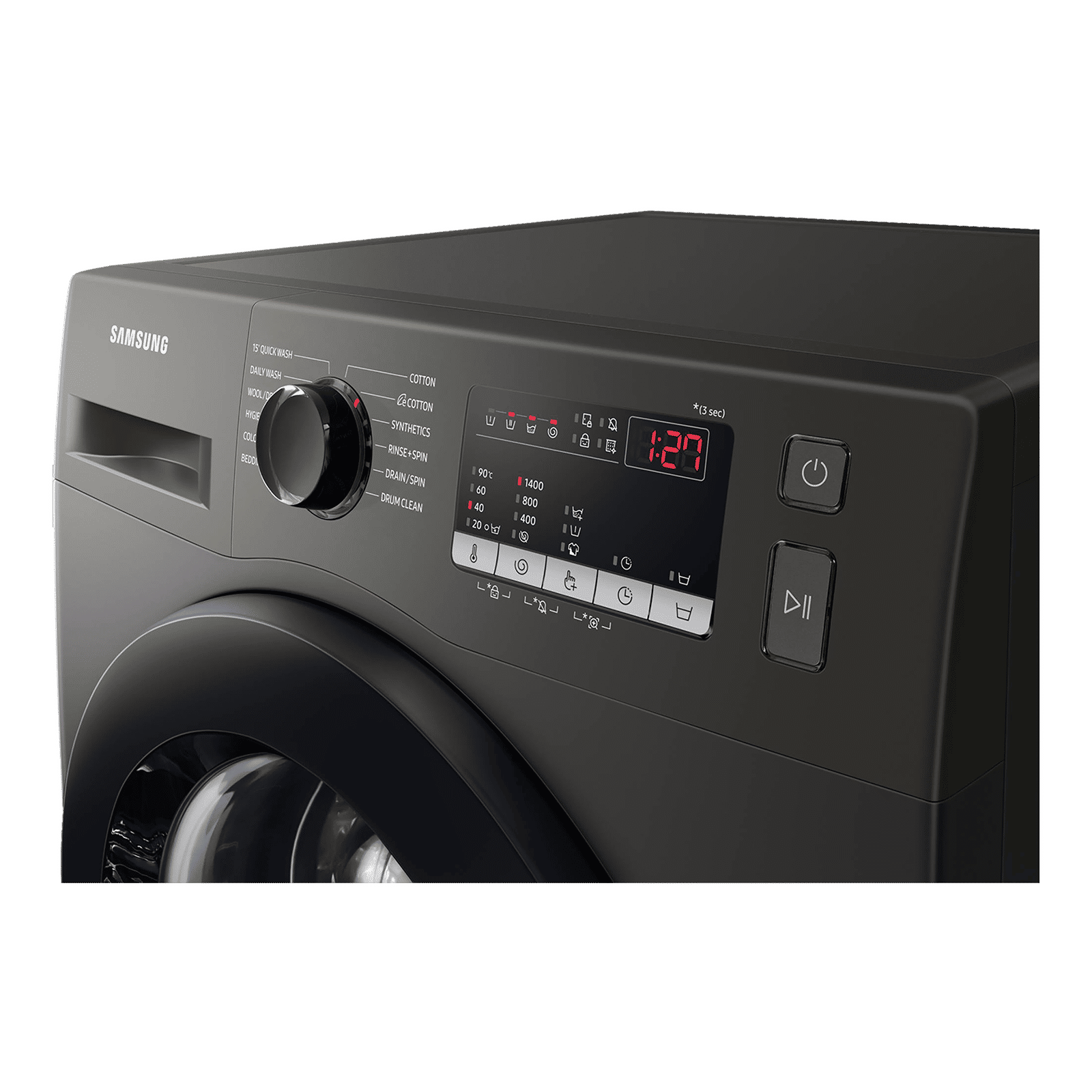 SAMSUNG 9 kg 5 Star Inverter Fully Automatic Front Load Washing Machine (WW90T4040CX1TL, Hygiene Steam, Inox)_8