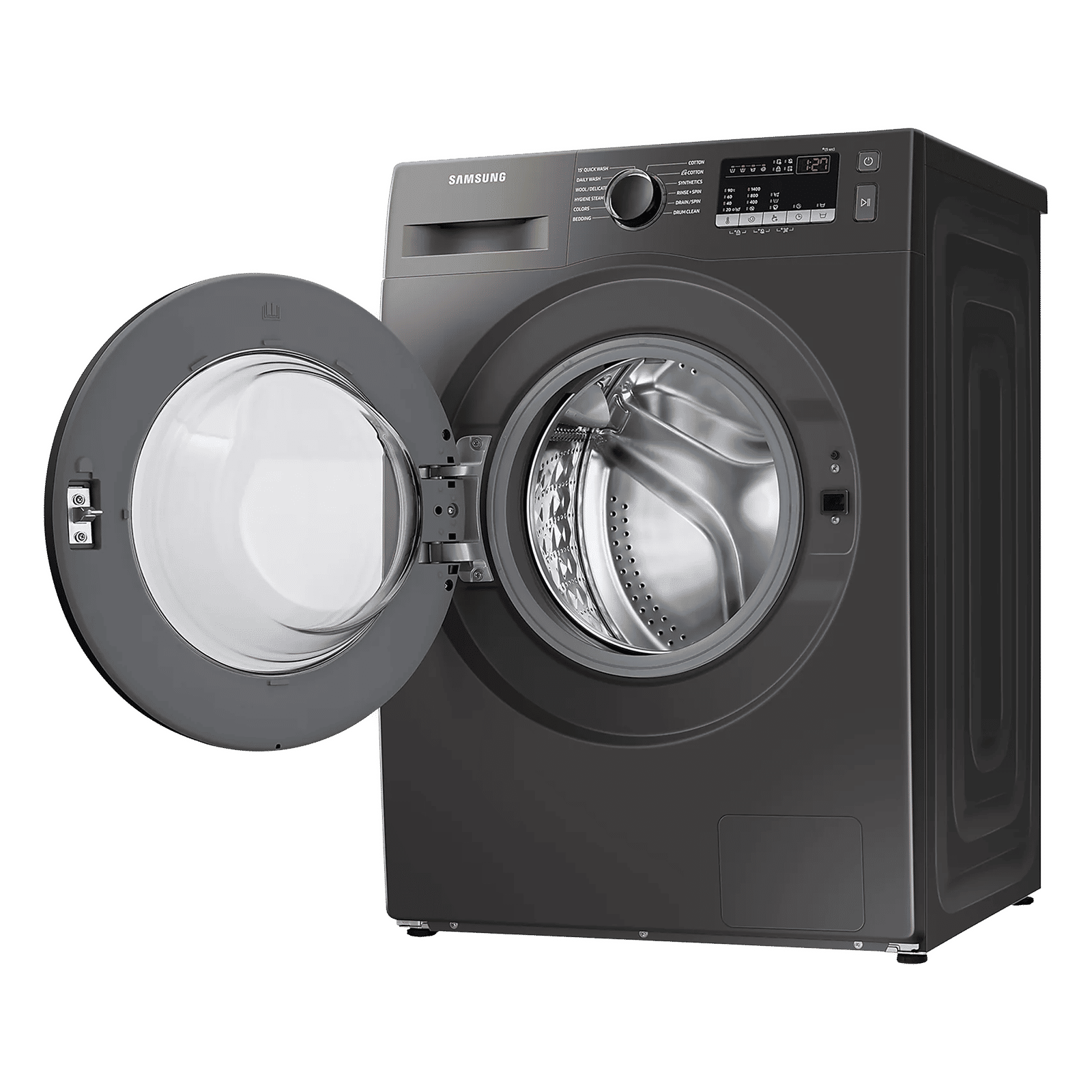 SAMSUNG 9 kg 5 Star Inverter Fully Automatic Front Load Washing Machine (WW90T4040CX1TL, Hygiene Steam, Inox)_9