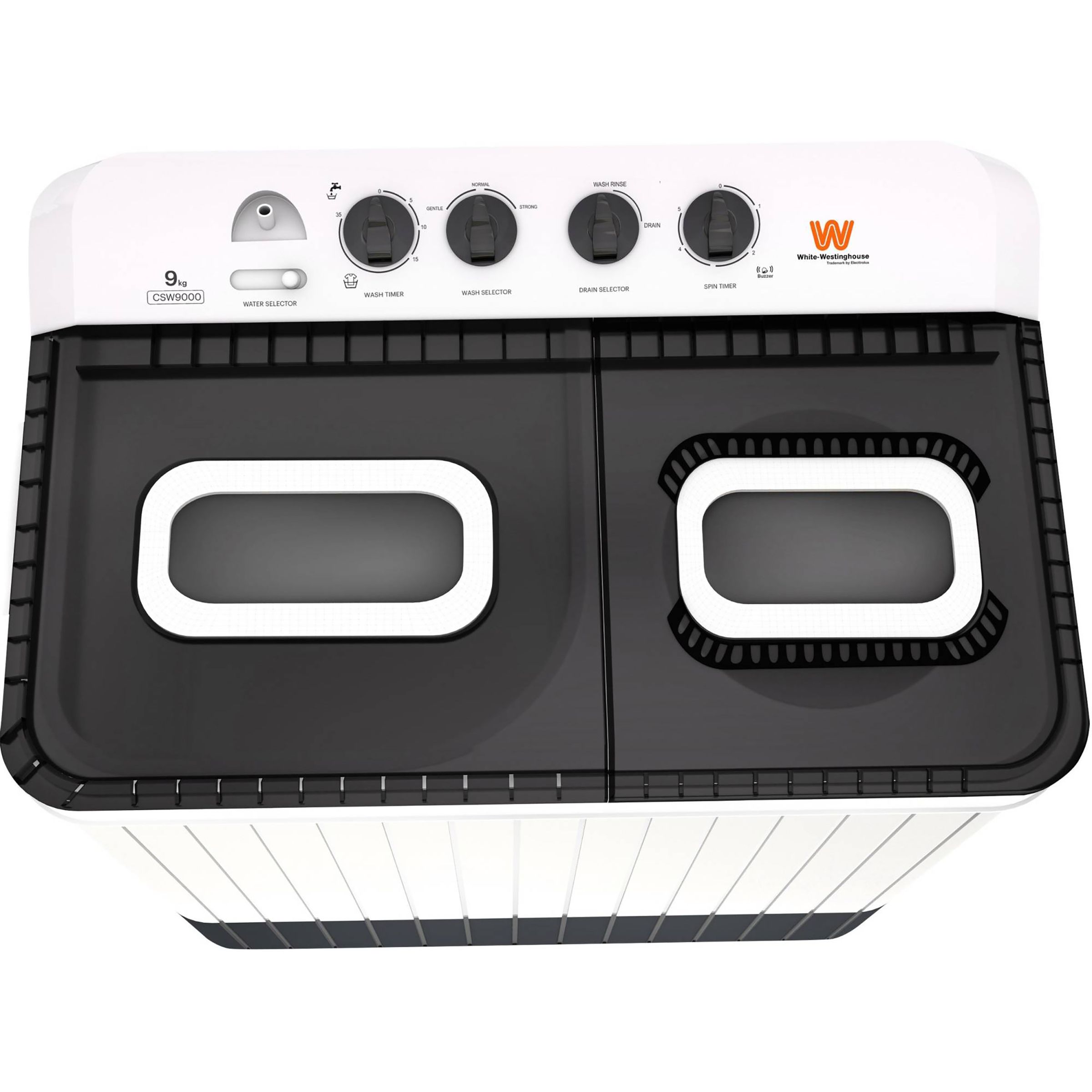 White Westinghouse 9 kg 5 Star Semi Automatic Washing Machine with 5 Wing Pulsator (CSW9000, Grey)_4