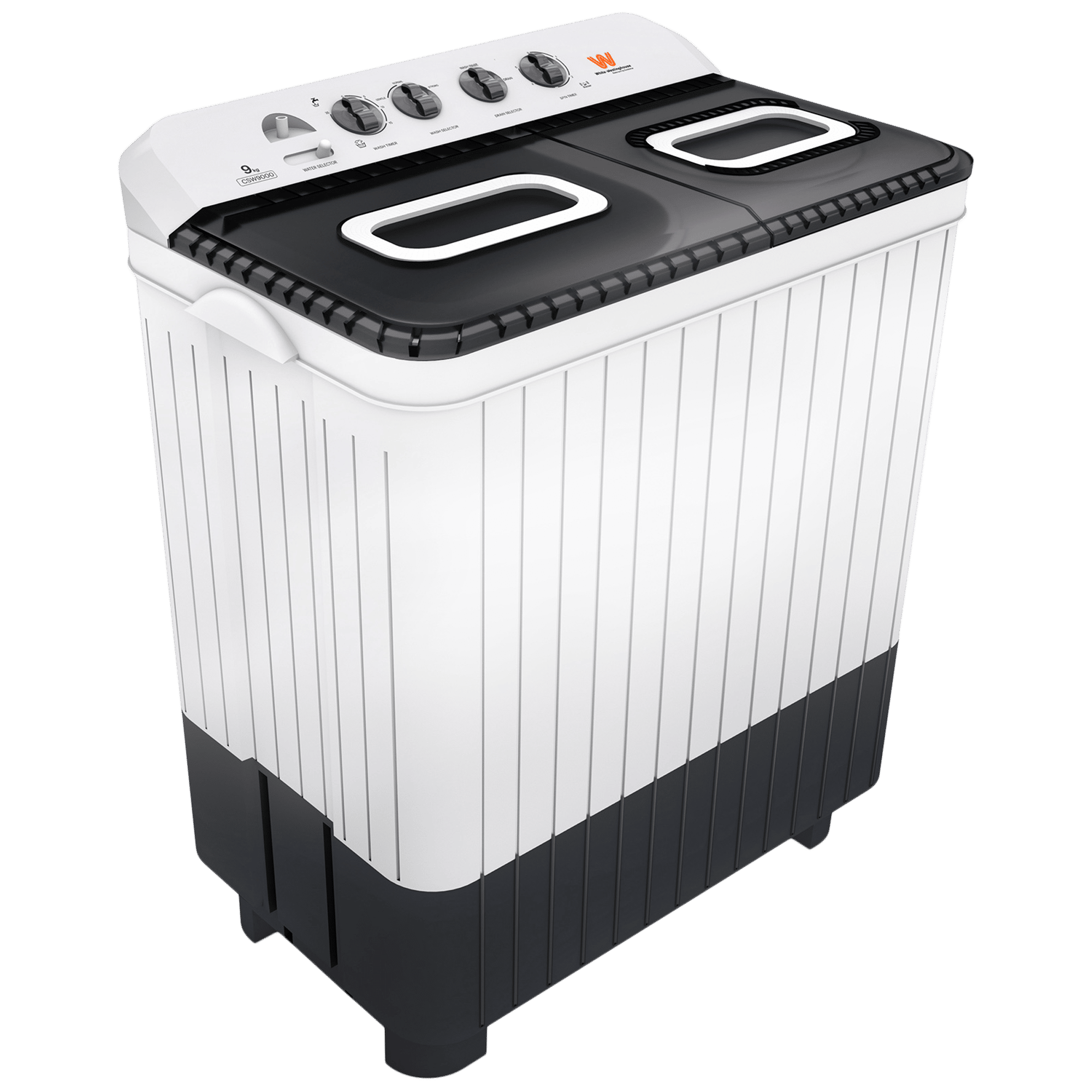 White Westinghouse 9 kg 5 Star Semi Automatic Washing Machine with 5 Wing Pulsator (CSW9000, Grey)_6