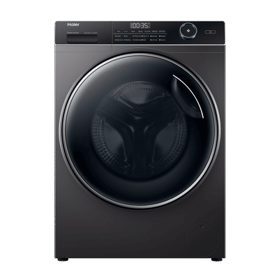 Haier 9 kg Fully Automatic Front Load Washing Machine (HW90-DM14959CS8U1, Direct Motion Motor, Dark Jade Silver)