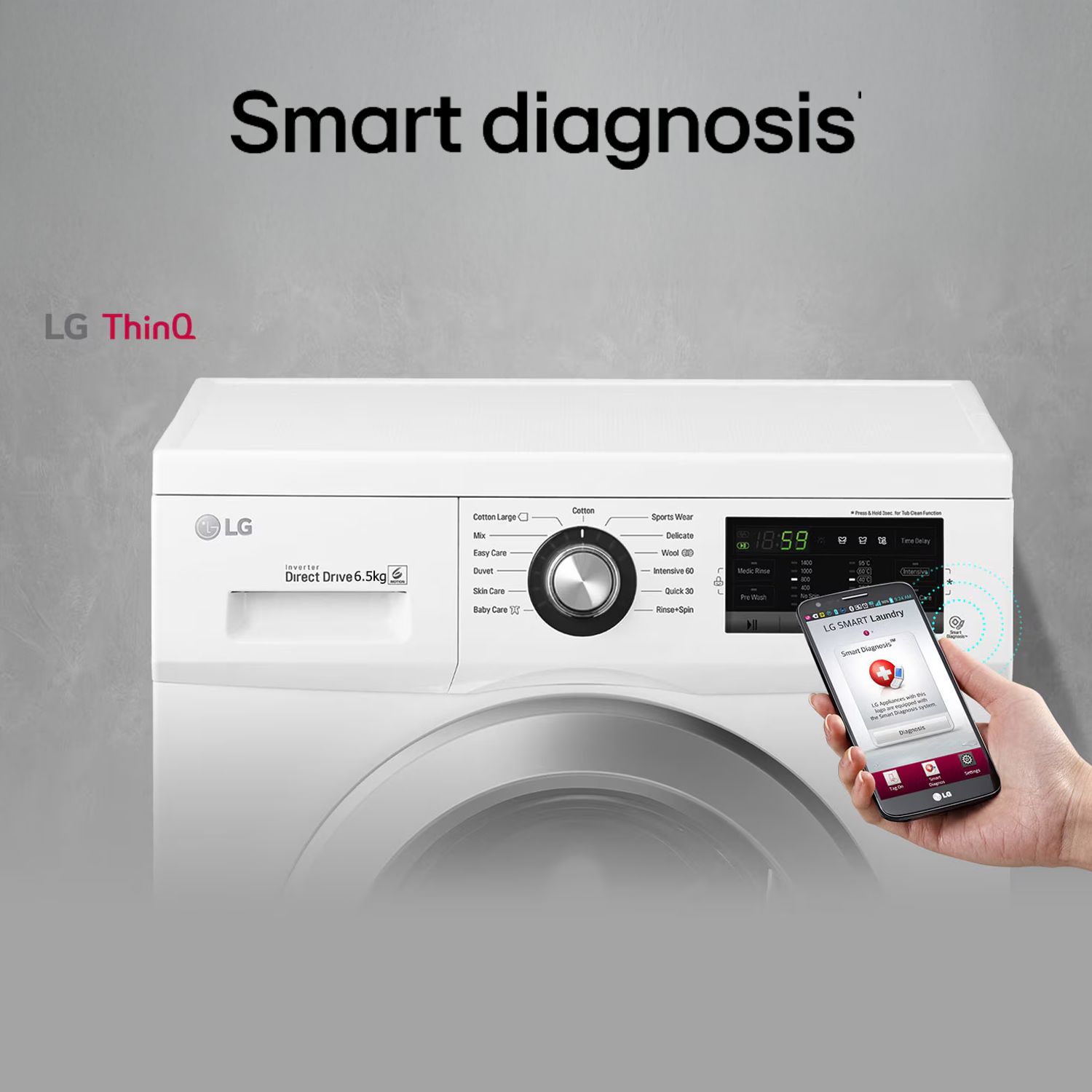 LG 8 Kg 5 Star Inverter Fully Automatic Front Load Washing Machine (FHP1208A5M.AMBQEIL, In-built Heater, Middle Black) LG 8 Kg 5 Star Inverter Fully Automatic Front Load Washing Machine (FHP1208A5M.AMBQEIL, In-built Heater, Middle Black)_20