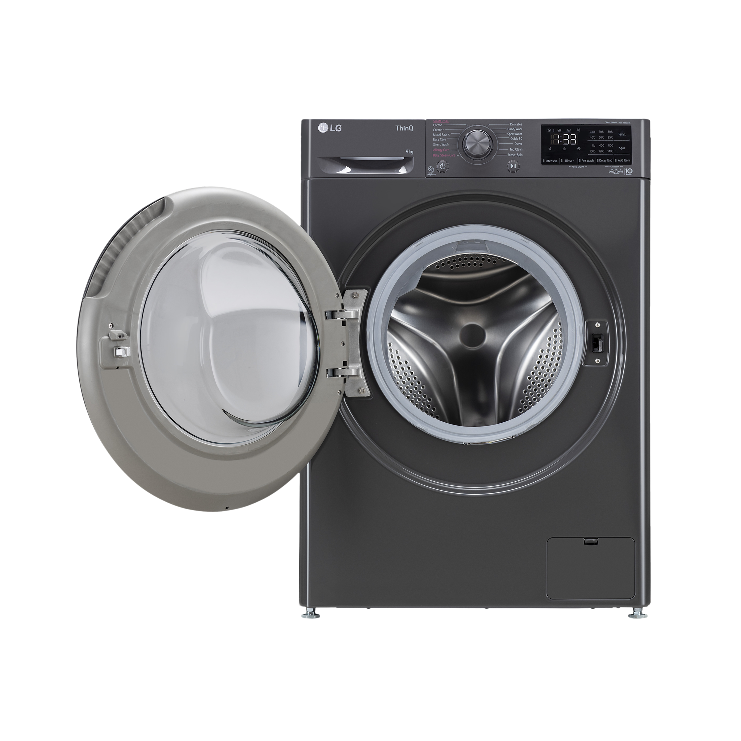 LG 8 Kg 5 Star Inverter Fully Automatic Front Load Washing Machine (FHP1208A5M.AMBQEIL, In-built Heater, Middle Black) LG 8 Kg 5 Star Inverter Fully Automatic Front Load Washing Machine (FHP1208A5M.AMBQEIL, In-built Heater, Middle Black)_6