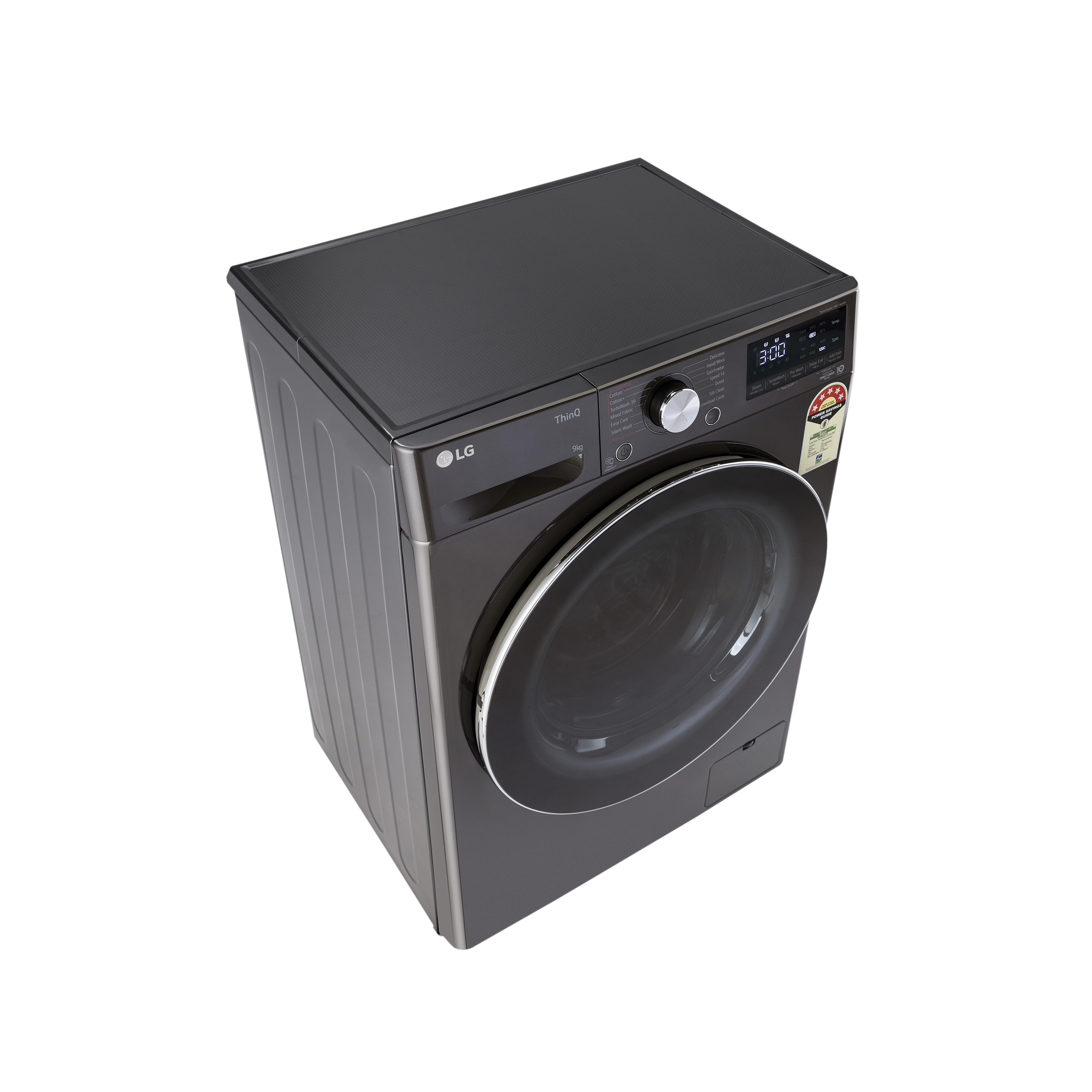 LG 9 Kg 5 Star Inverter Fully Automatic Front Load Washing Machine (FHP1209Z9B.ABLQEIL, In-built Heater, Steam Plus, Black)_18