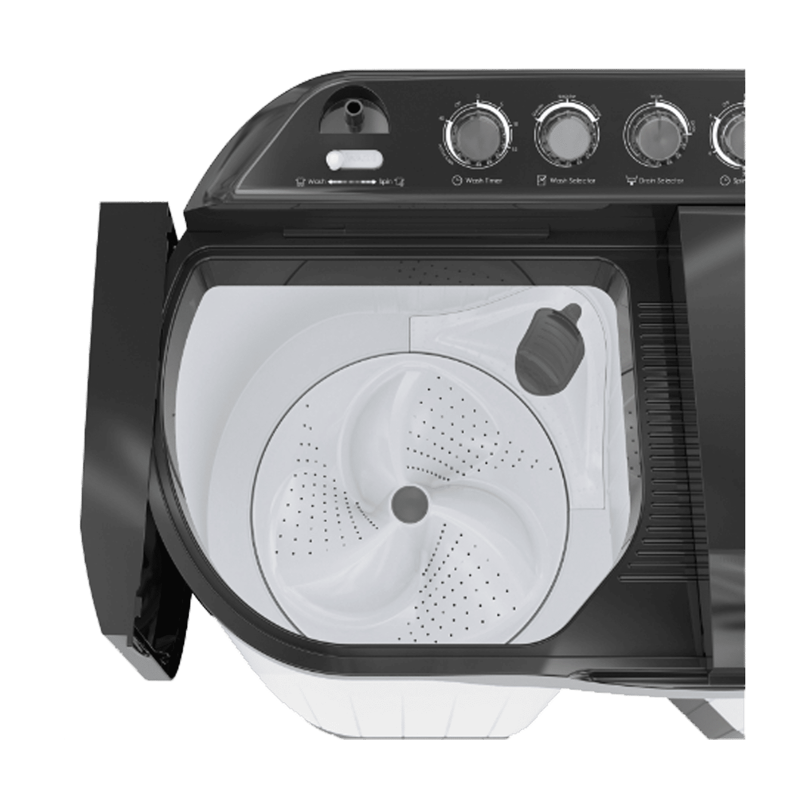Godrej 9.5 kg 5 Star Semi Automatic Washing Machine with Turbo 6 Technology (EdgePro, Graphite Grey) Godrej 9.5 kg 5 Star Semi Automatic Washing Machine with Turbo 6 Technology (EdgePro, Graphite Grey)_3