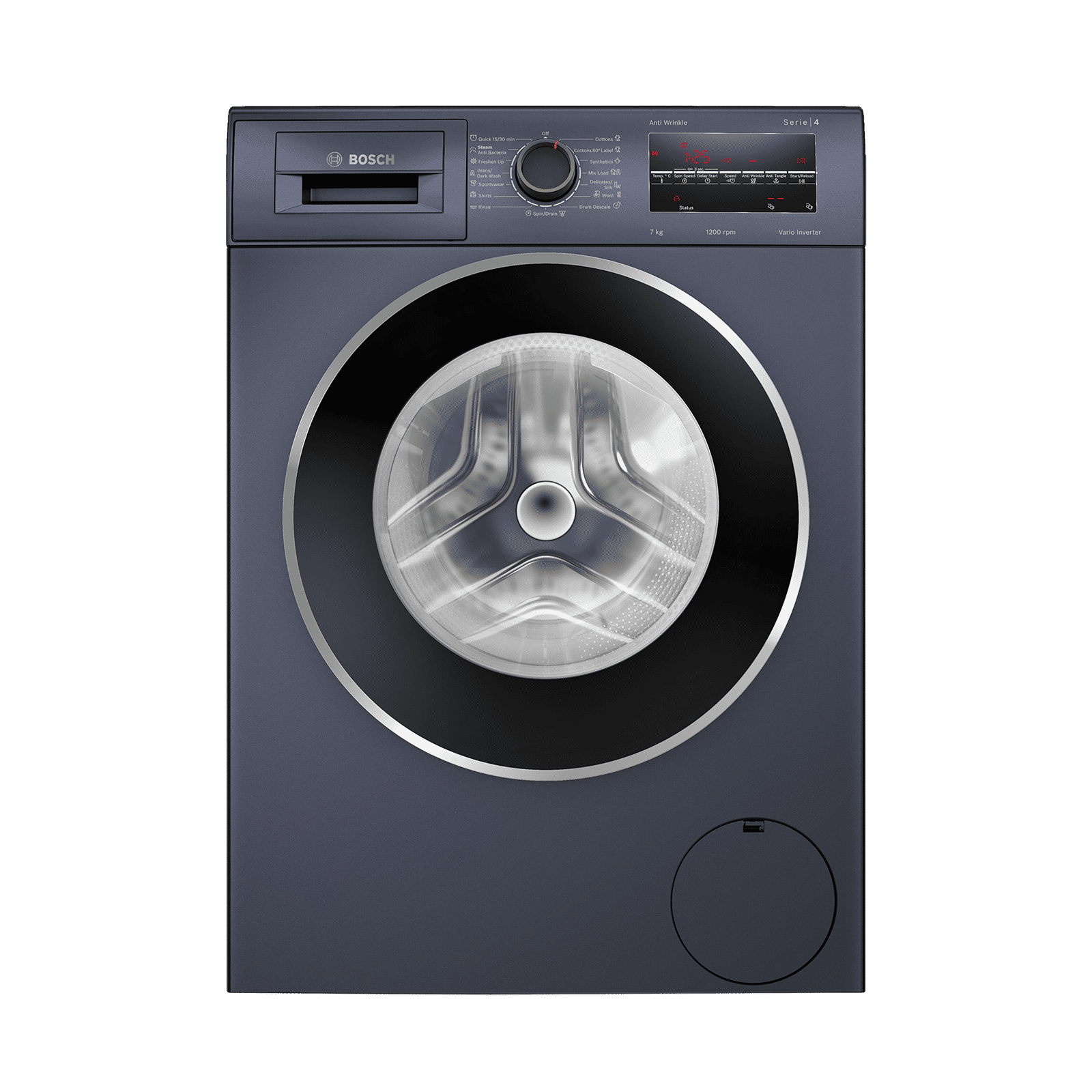 BOSCH 7 Kg 5 Star Inverter Fully Automatic Front Load Washing Machine (WAJ2446LIN, LED Display, Dark Lake) BOSCH 7 Kg 5 Star Inverter Fully Automatic Front Load Washing Machine (WAJ2446LIN, LED Display, Dark Lake)_1