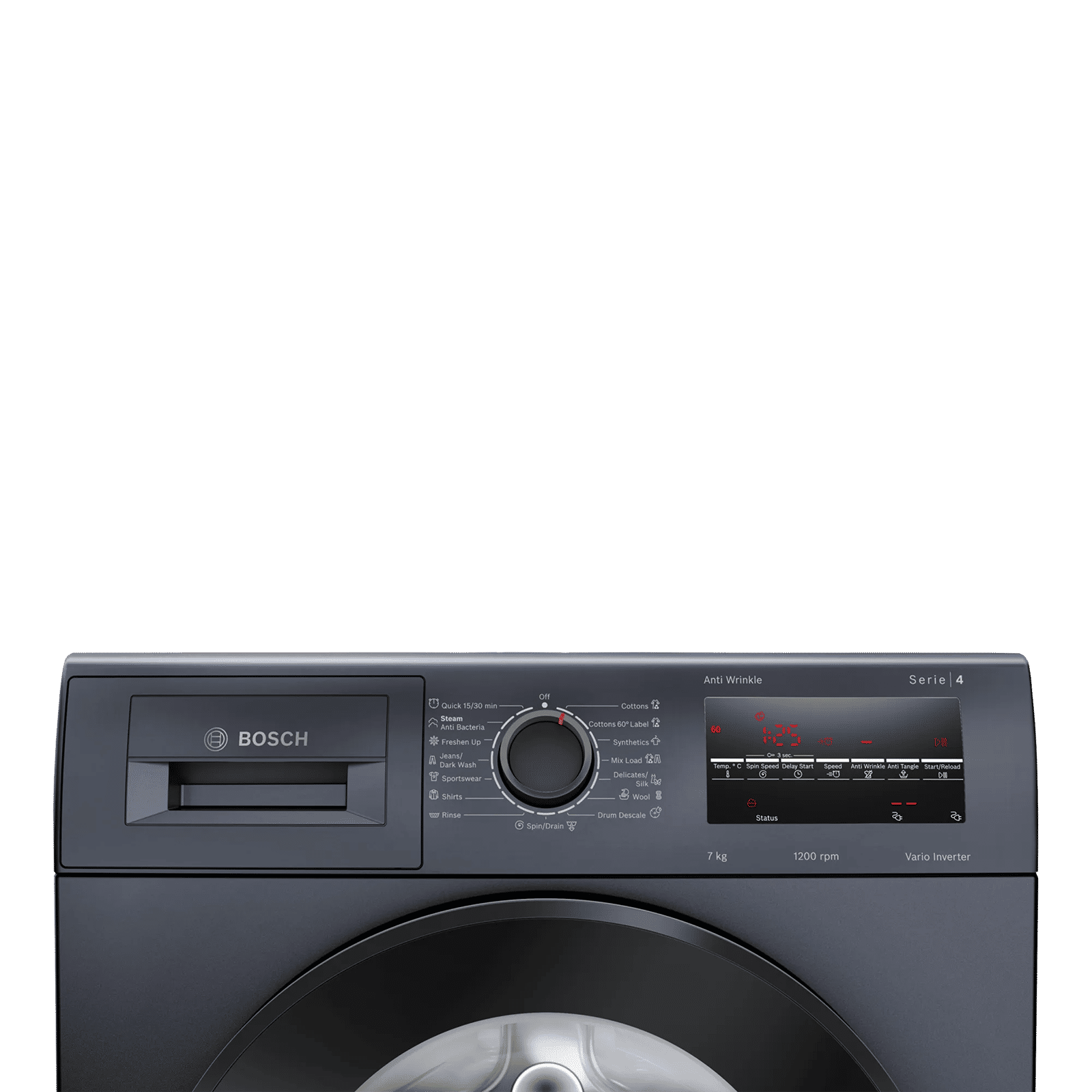 BOSCH 7 Kg 5 Star Inverter Fully Automatic Front Load Washing Machine (WAJ2446LIN, LED Display, Dark Lake) BOSCH 7 Kg 5 Star Inverter Fully Automatic Front Load Washing Machine (WAJ2446LIN, LED Display, Dark Lake)_4
