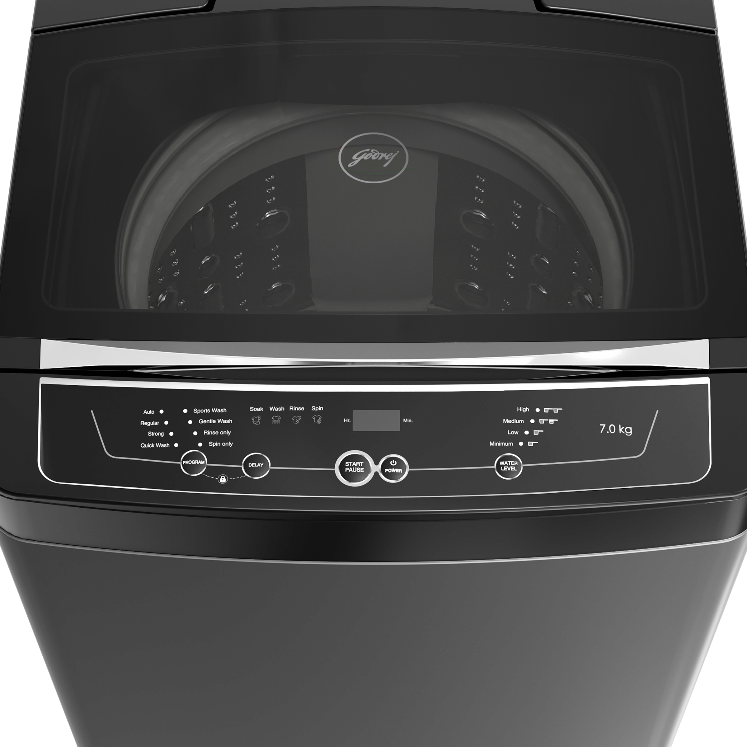 Godrej 7 kg 5 Star Fully Automatic Washing Machine with Stainless Steel Tub (Magnus, Metallic Black) Godrej 7 kg 5 Star Fully Automatic Washing Machine with Stainless Steel Tub (Magnus, Metallic Black)_2