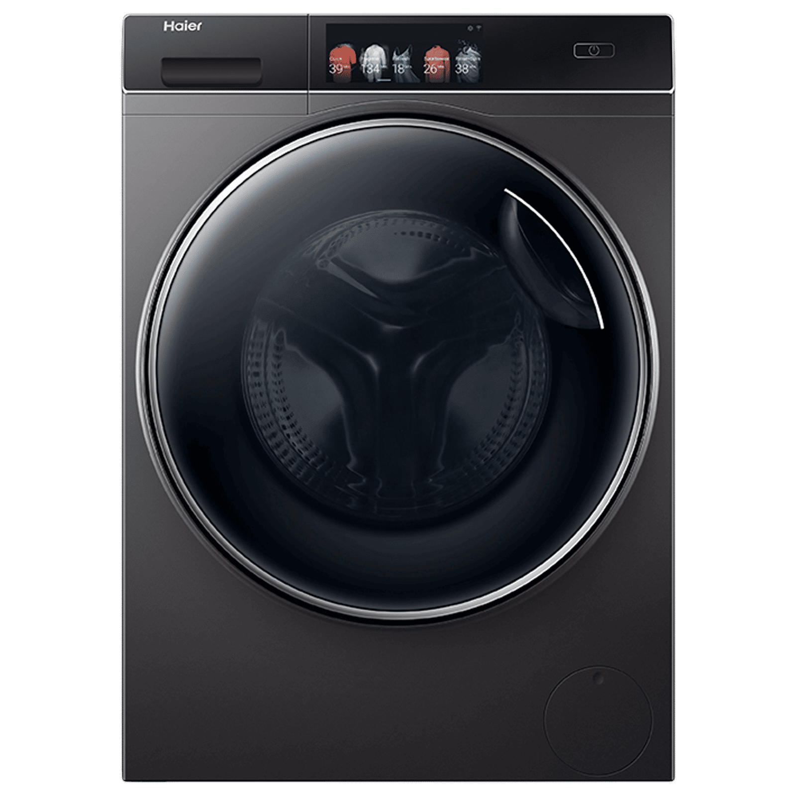 Haier 10 kg 5 Star Fully Automatic Front Load Washing Machine (HW100-BDV14979S8U1, Direct Motion Motor, Dark Jade Silver) Haier 10 kg 5 Star Fully Automatic Front Load Washing Machine (HW100-BDV14979S8U1, Direct Motion Motor, Dark Jade Silver)_1