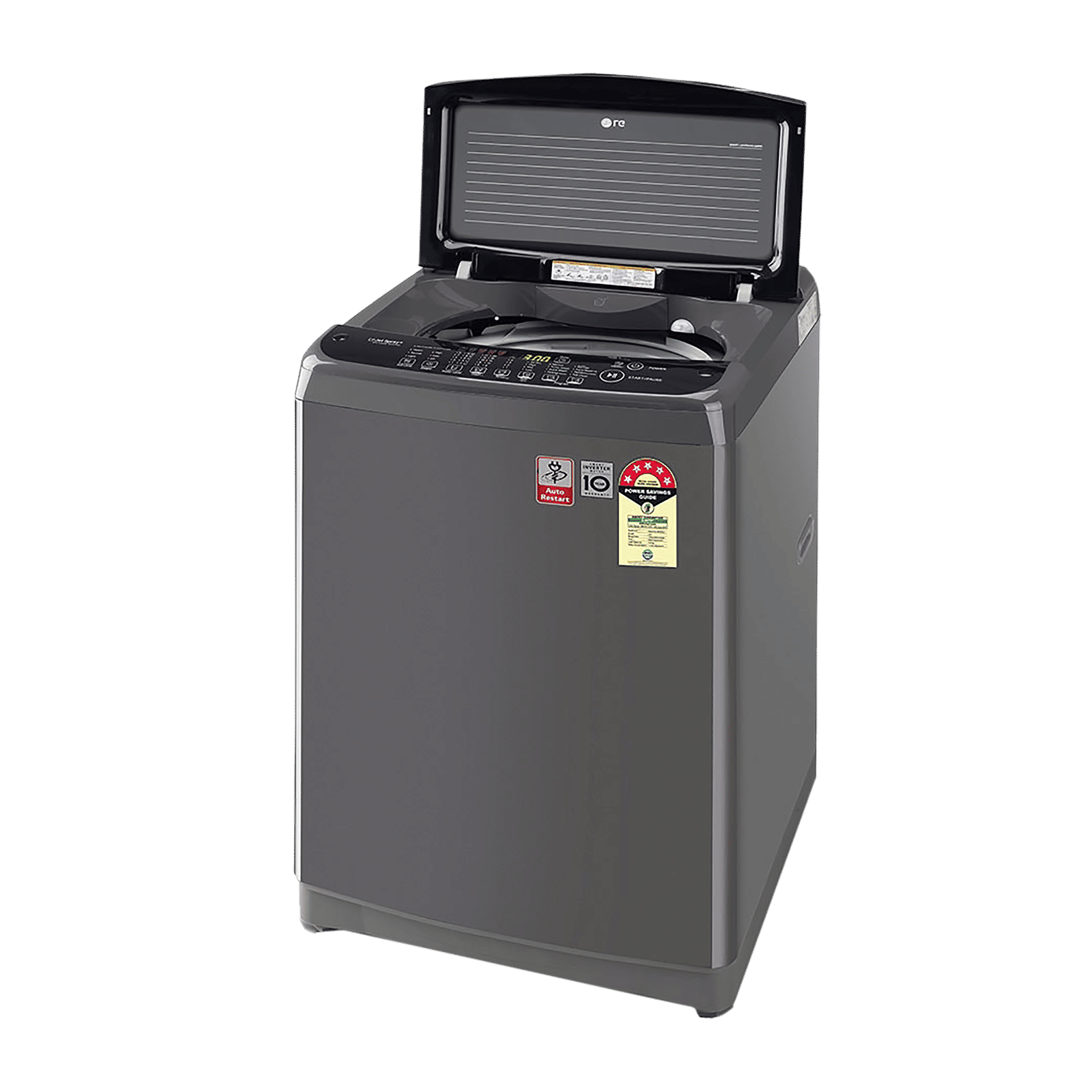 LG 8 kg 5 Star Inverter Fully Automatic Top Load Washing Machine (T80AJMB1Z.ABMQEIL, Stainless Steel Tub, Middle Black)_12