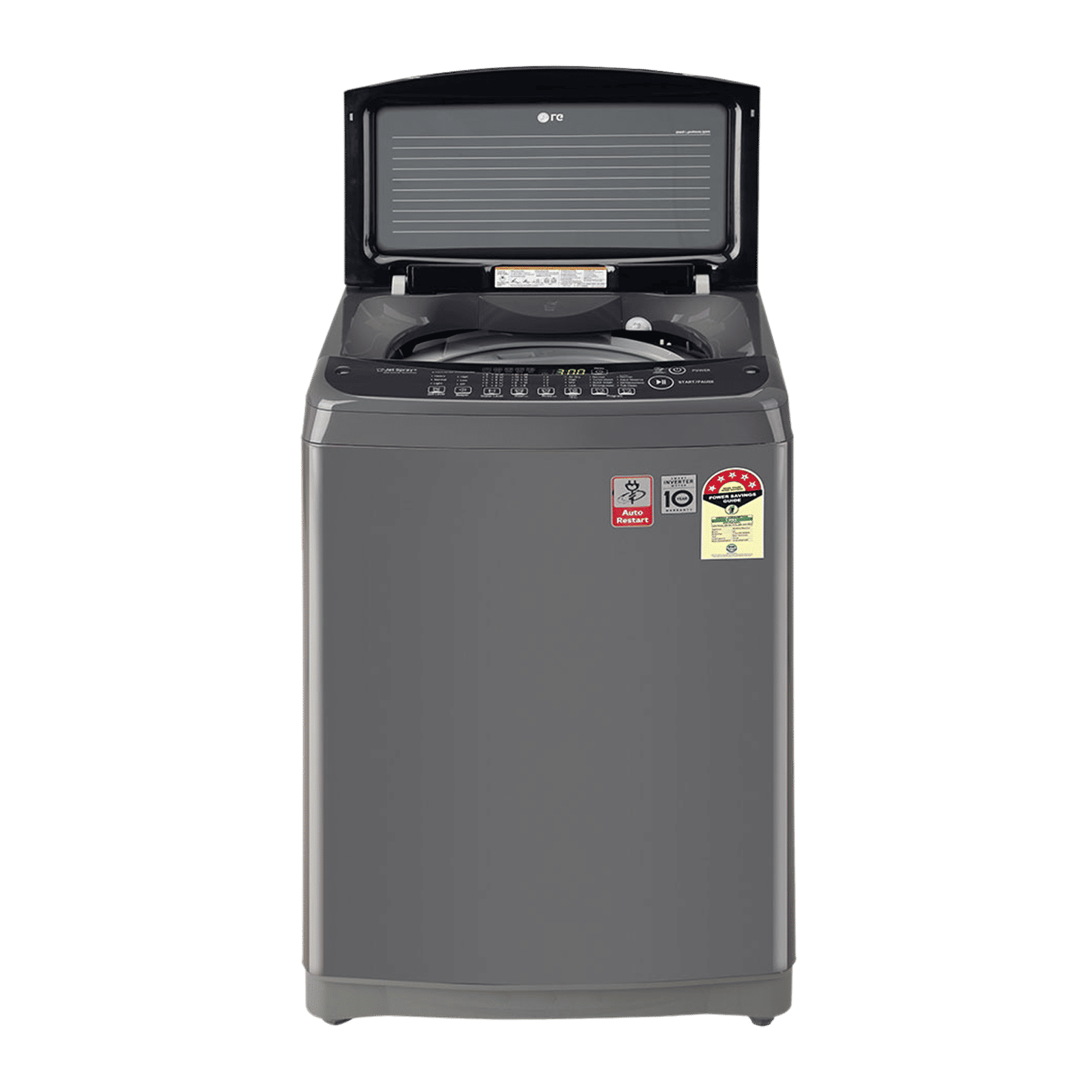 LG 7 kg 5 Star Inverter Fully Automatic Top Load Washing Machine (T70AJMB1Z.ABMQEIL, Stainless Steel Tub, Middle Black)_9