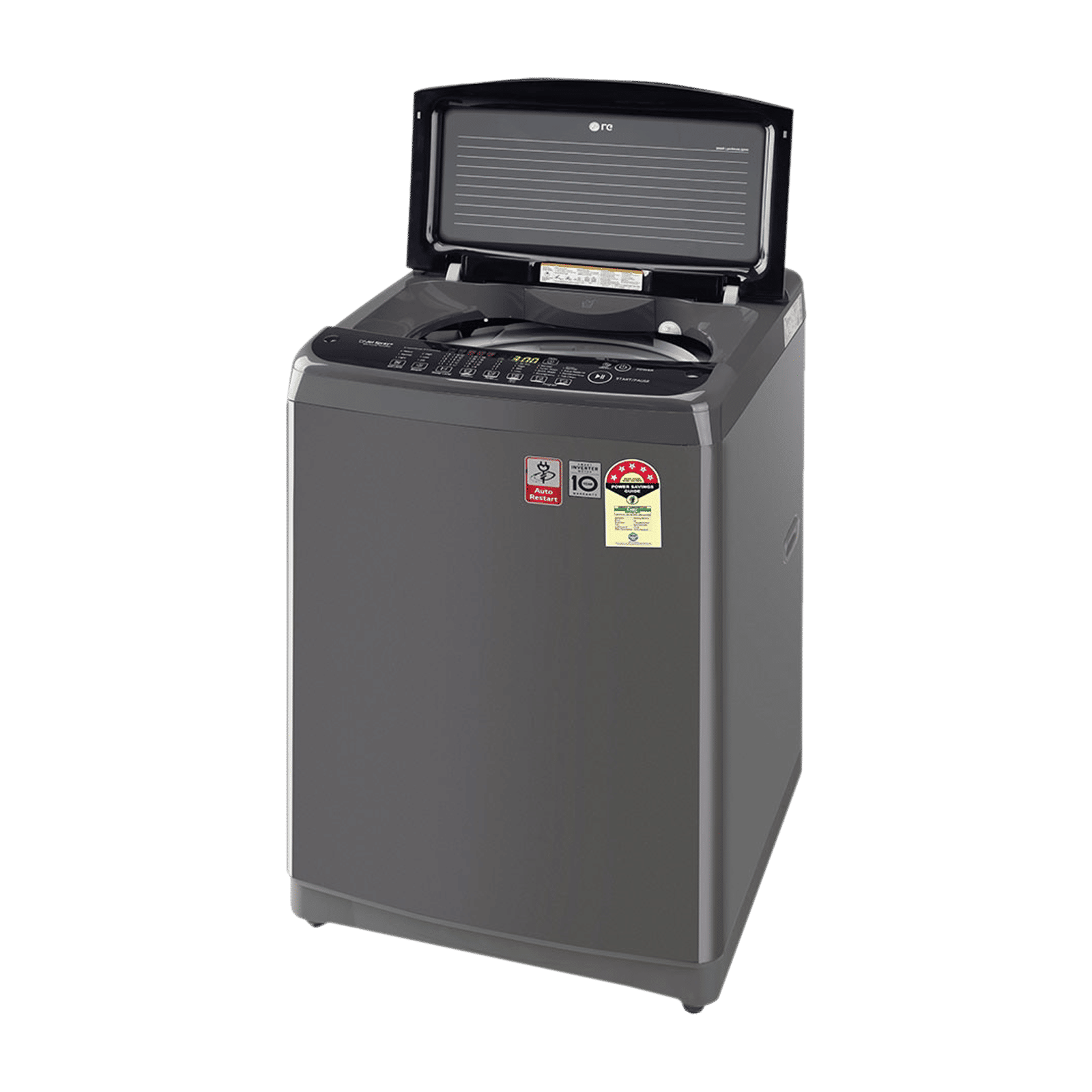 LG 7 kg 5 Star Inverter Fully Automatic Top Load Washing Machine (T70AJMB1Z.ABMQEIL, Stainless Steel Tub, Middle Black)_11