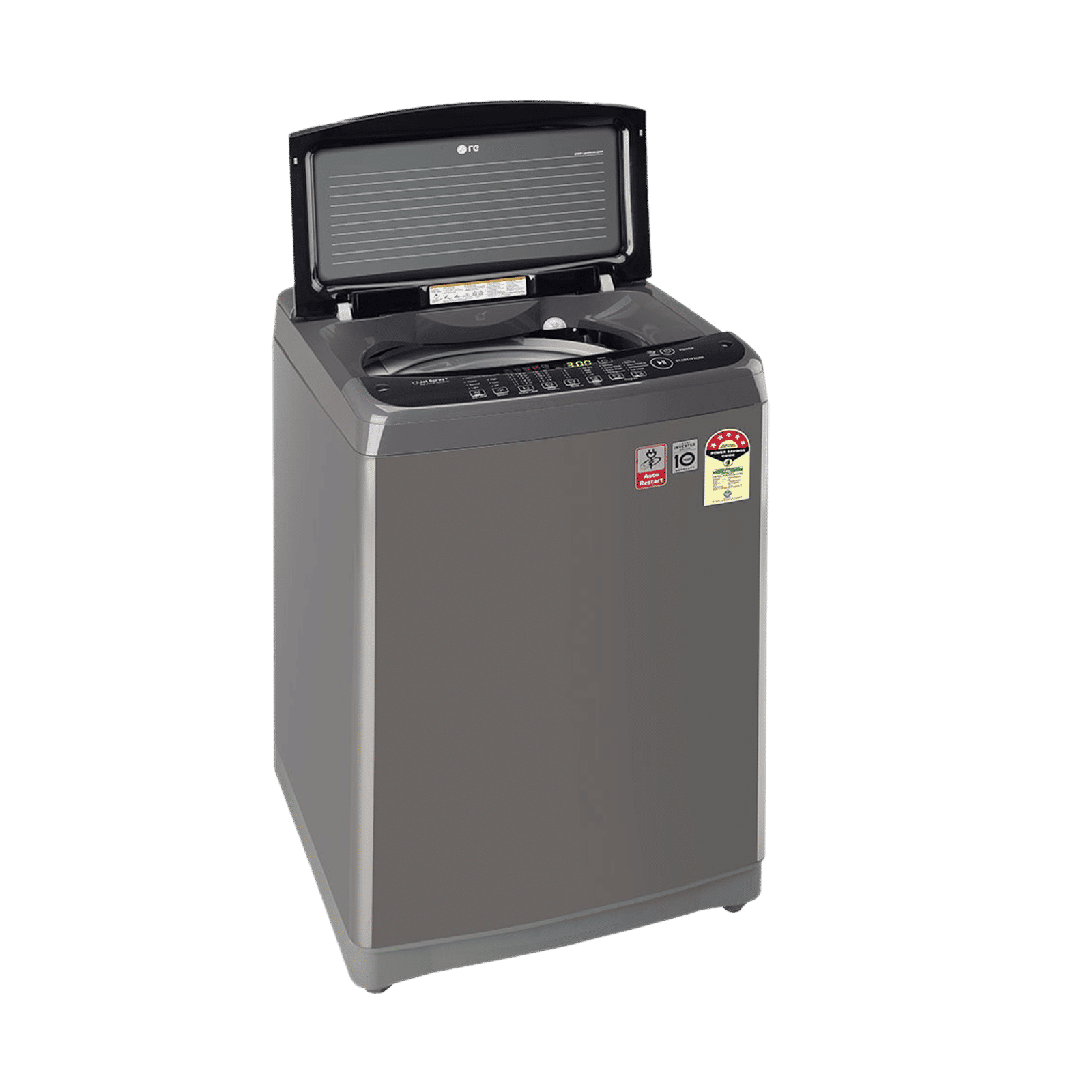 LG 7 kg 5 Star Inverter Fully Automatic Top Load Washing Machine (T70AJMB1Z.ABMQEIL, Stainless Steel Tub, Middle Black)_6