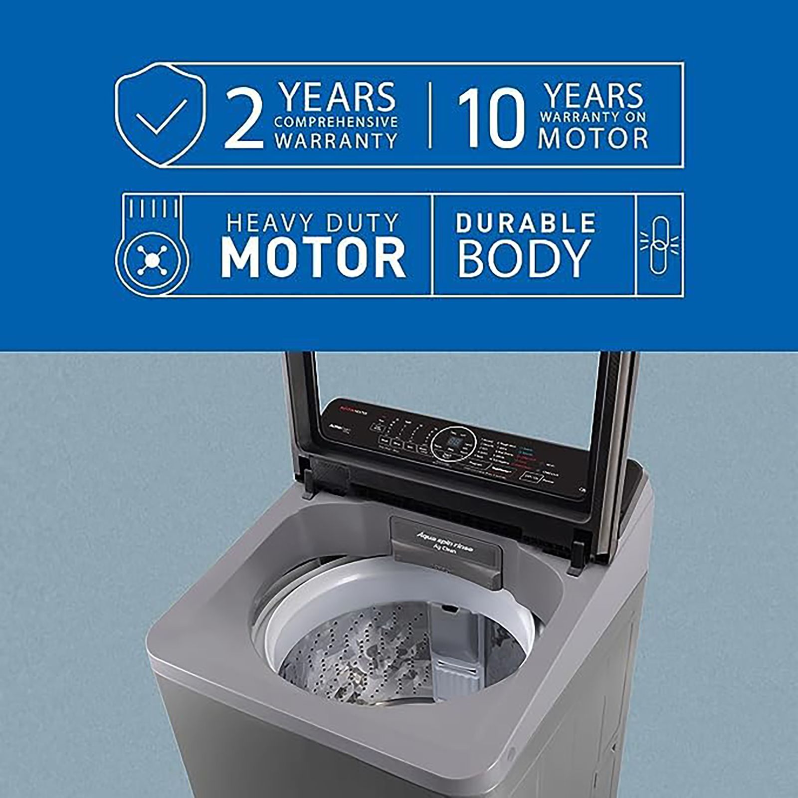 Panasonic 8 kg Fully Automatic Top Load Washing Machine (X10, NA-F80X10CRB, 12 Wash Programmes, Charcoal Inox Grey) Panasonic 8 kg Fully Automatic Top Load Washing Machine (X10, NA-F80X10CRB, 12 Wash Programmes, Charcoal Inox Grey)_11