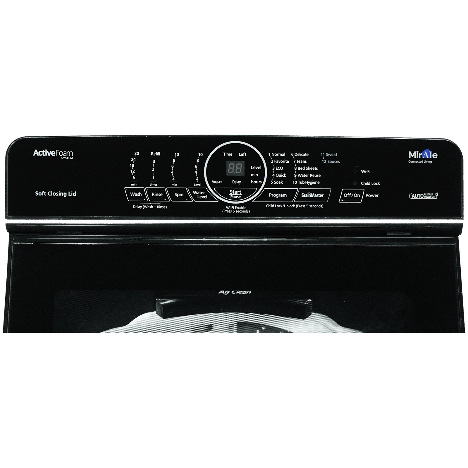 Panasonic 8 kg Fully Automatic Top Load Washing Machine (X10, NA-F80X10CRB, 12 Wash Programmes, Charcoal Inox Grey) Panasonic 8 kg Fully Automatic Top Load Washing Machine (X10, NA-F80X10CRB, 12 Wash Programmes, Charcoal Inox Grey)_4