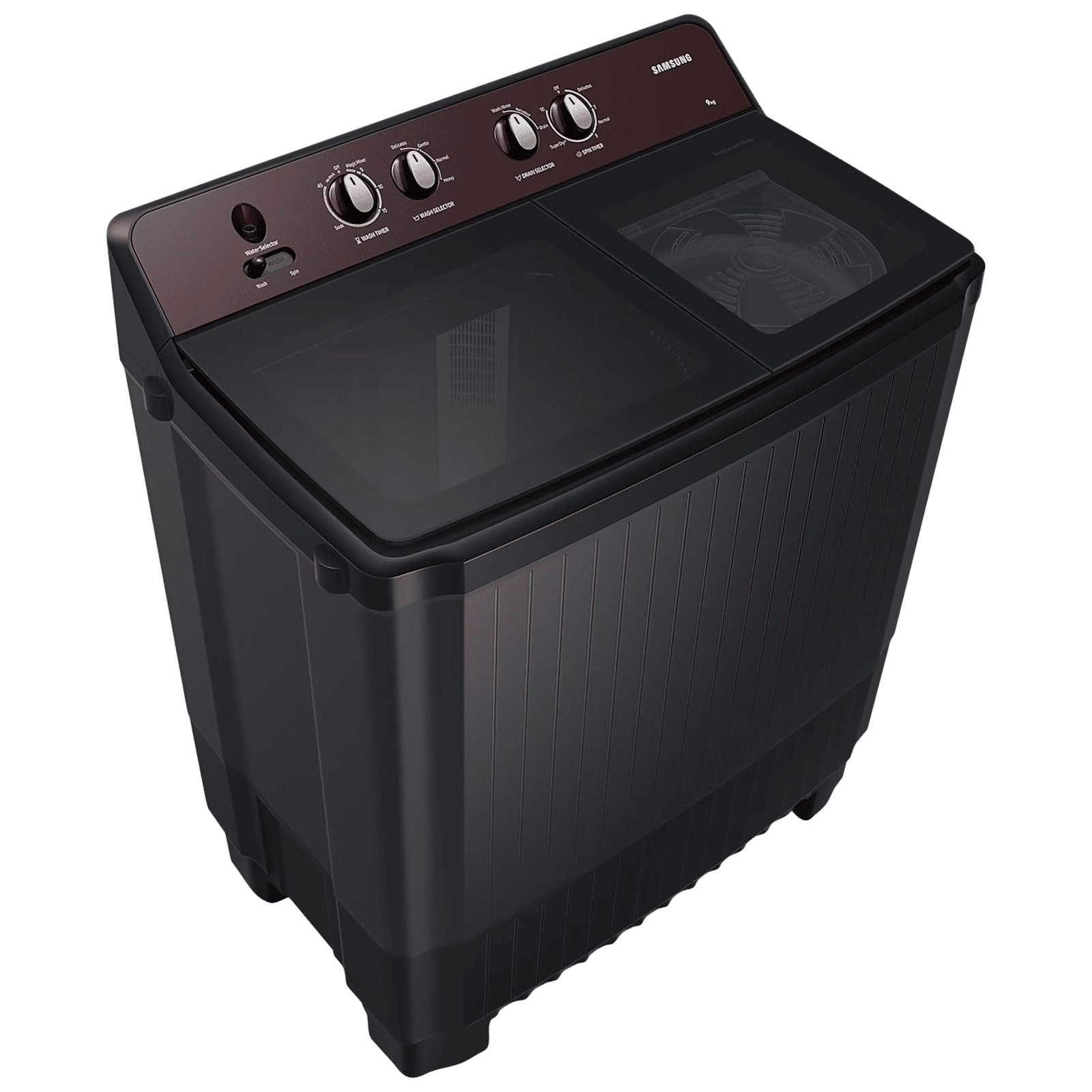 SAMSUNG 9 kg 5 Star Semi Automatic Washing Machine with Hexa Storm Pulsator (WT90B3560RB/TL, Dark Gray)_5