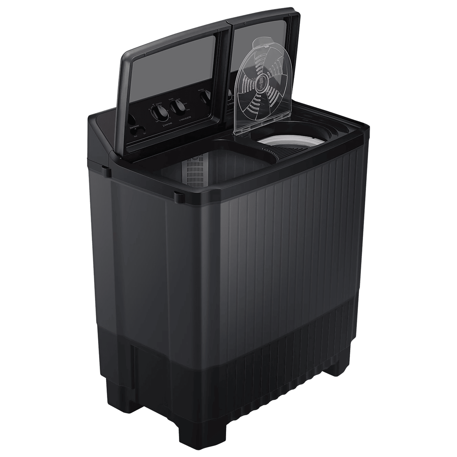 SAMSUNG 9 kg 5 Star Semi Automatic Washing Machine with Hexa Storm Pulsator (WT90B3560RB/TL, Dark Gray)_7