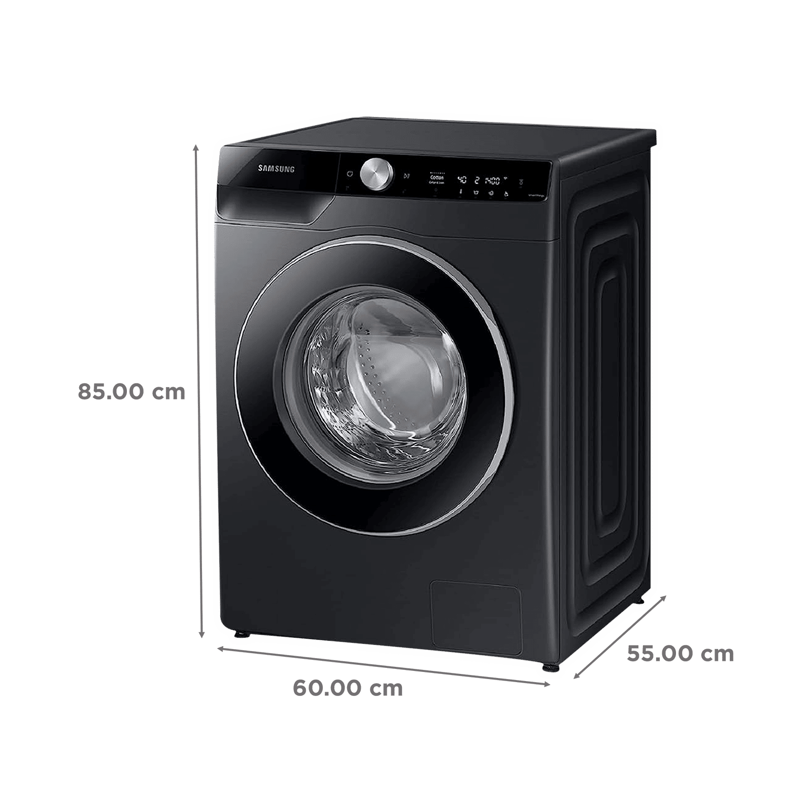 SAMSUNG 8 kg 5 Star Inverter Fully Automatic Front Load Washing Machine (WW80T604DLB1TL, Built-in Heater, Black Caviar)_3